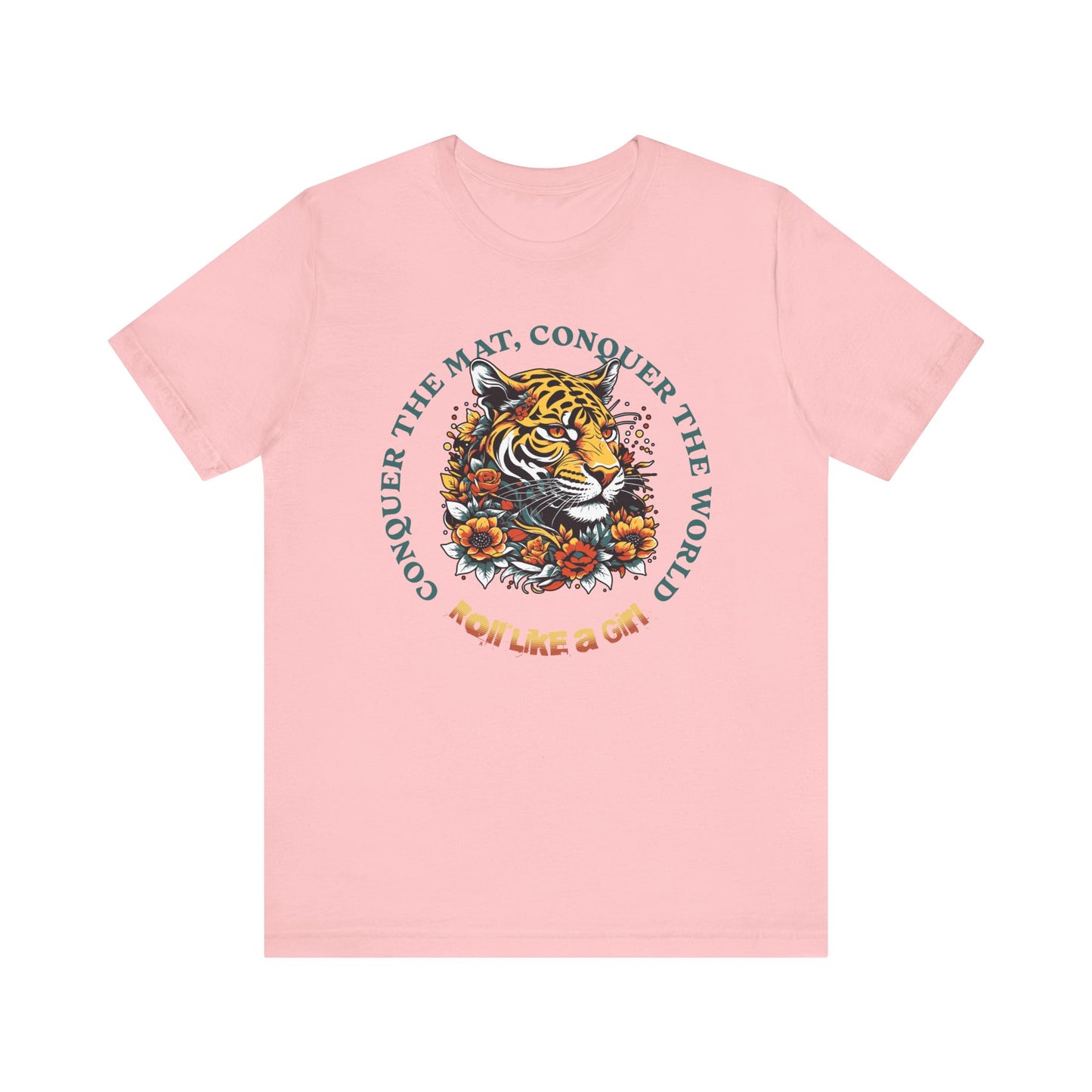 Womens BJJ Conquer to Mats Jiu Jitsu T-shirt