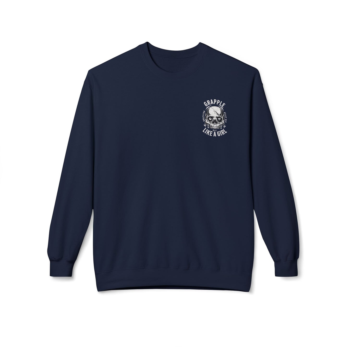 Grapple like a Girl Crewneck Sweatshirt - Boys Can Do It