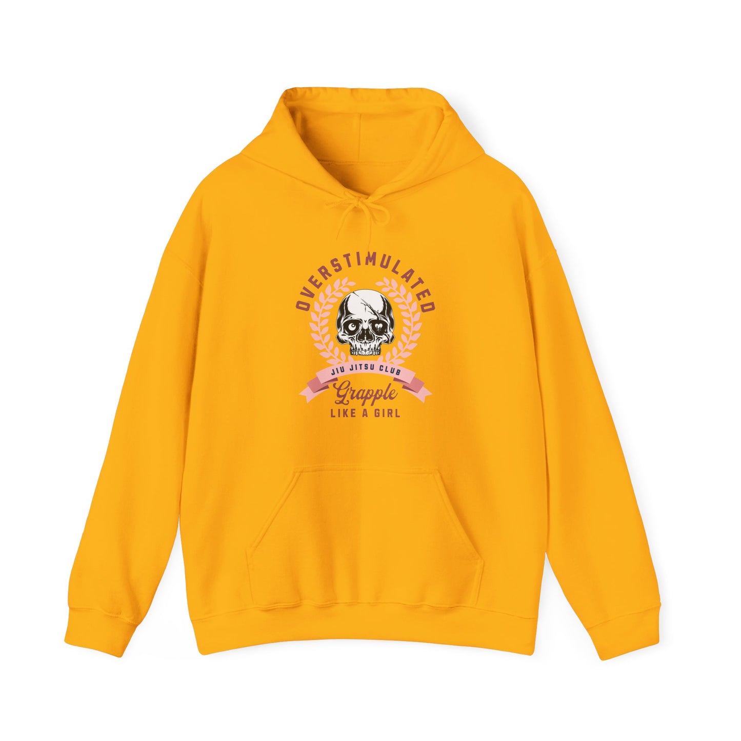 Grapple like a Girl Hoodie - Overstimulated Jiu Jitsu Club