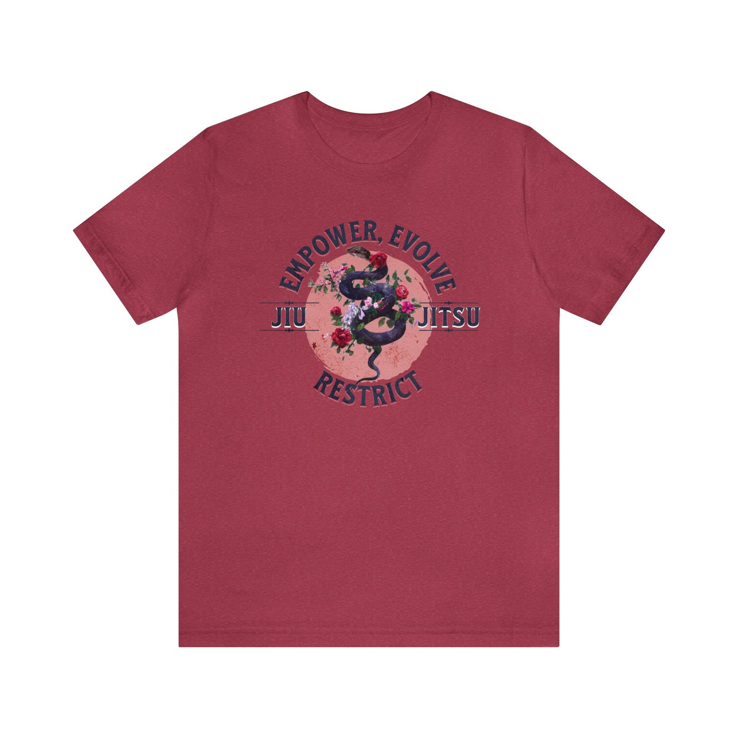 Women's Brazilian Jiu Jitsu Empower, Evolve & Restrict BJJ T-Shirt