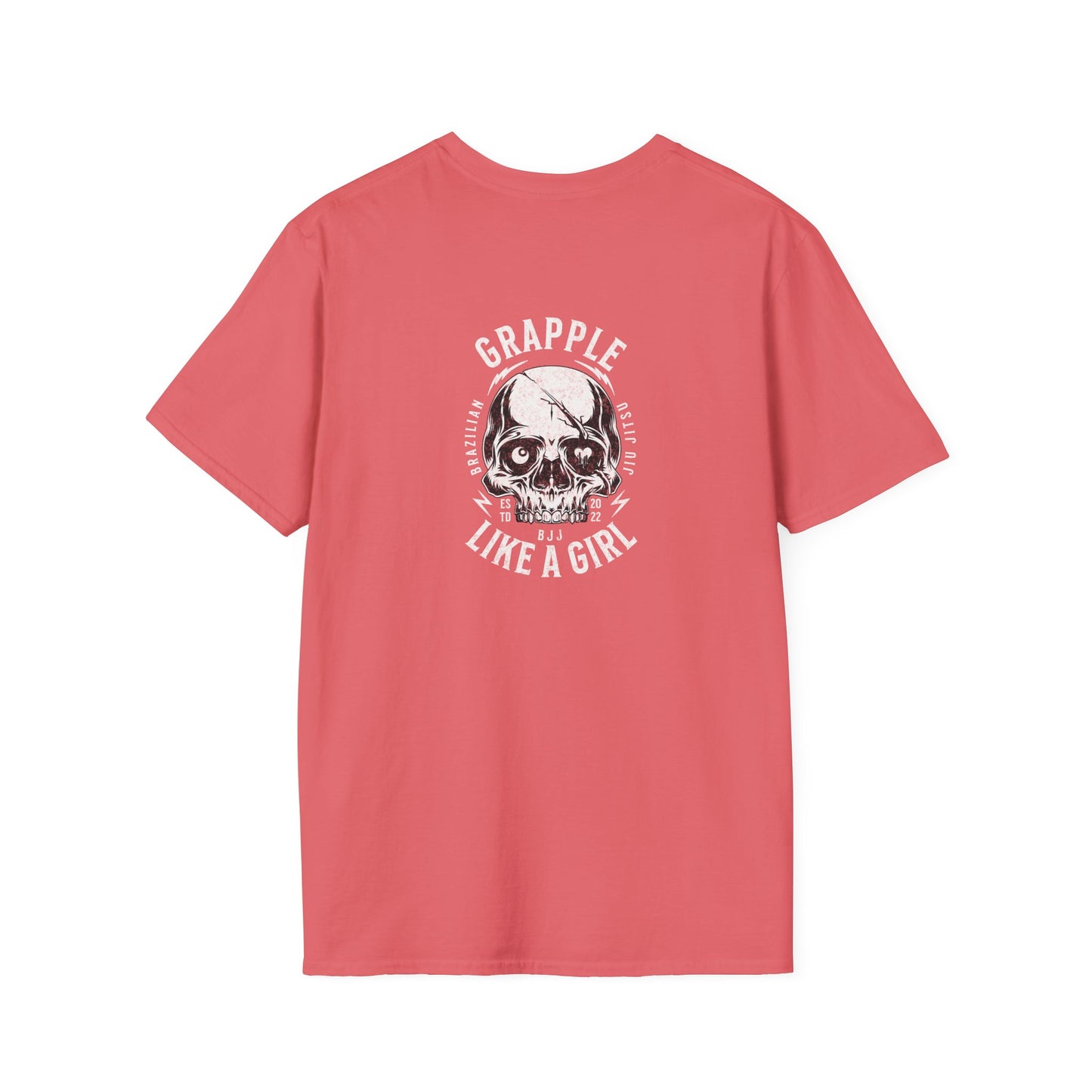 Grapple like a Girl T-Shirt - Violent Little Thing/Skull Logo