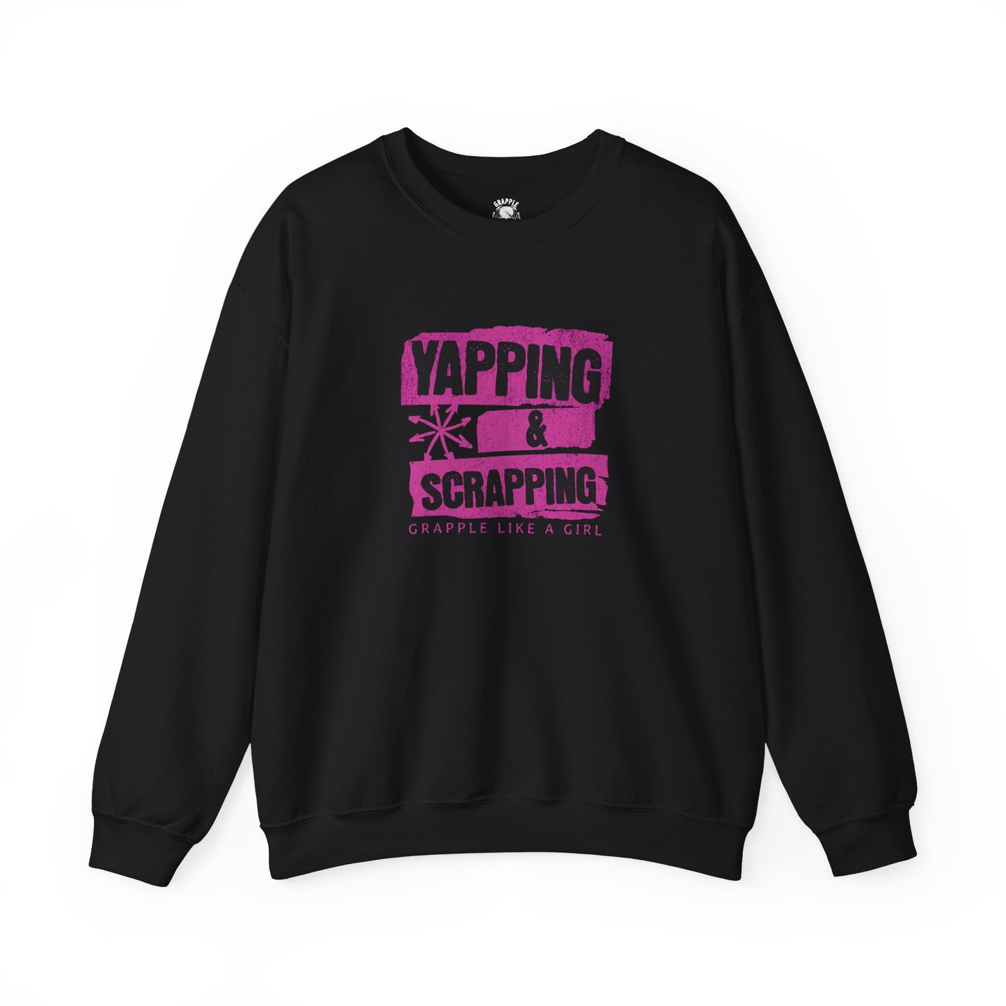 BJJ Women's Sweater Crewneck Sweater - Yapping & Scrapping