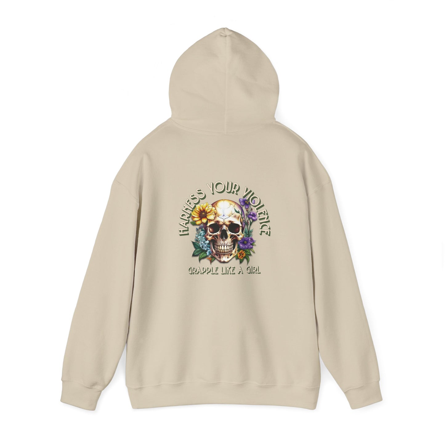 Grapple like a Girl BJJ Hoodie - Violent Little Thing/Harness Your Violence