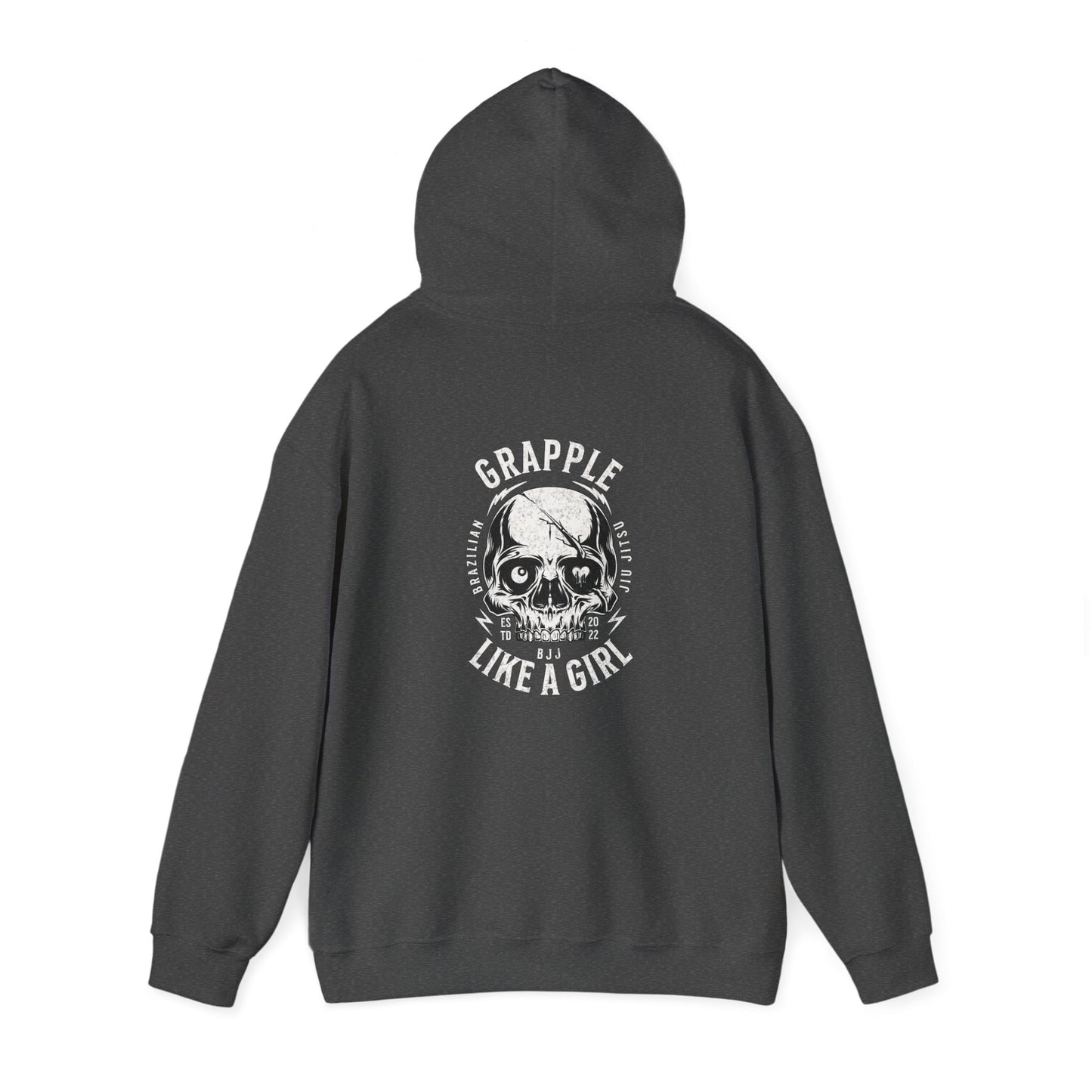 Grapple like a Girl BJJ Hoodie - Violent Little Thing/Skull Logo