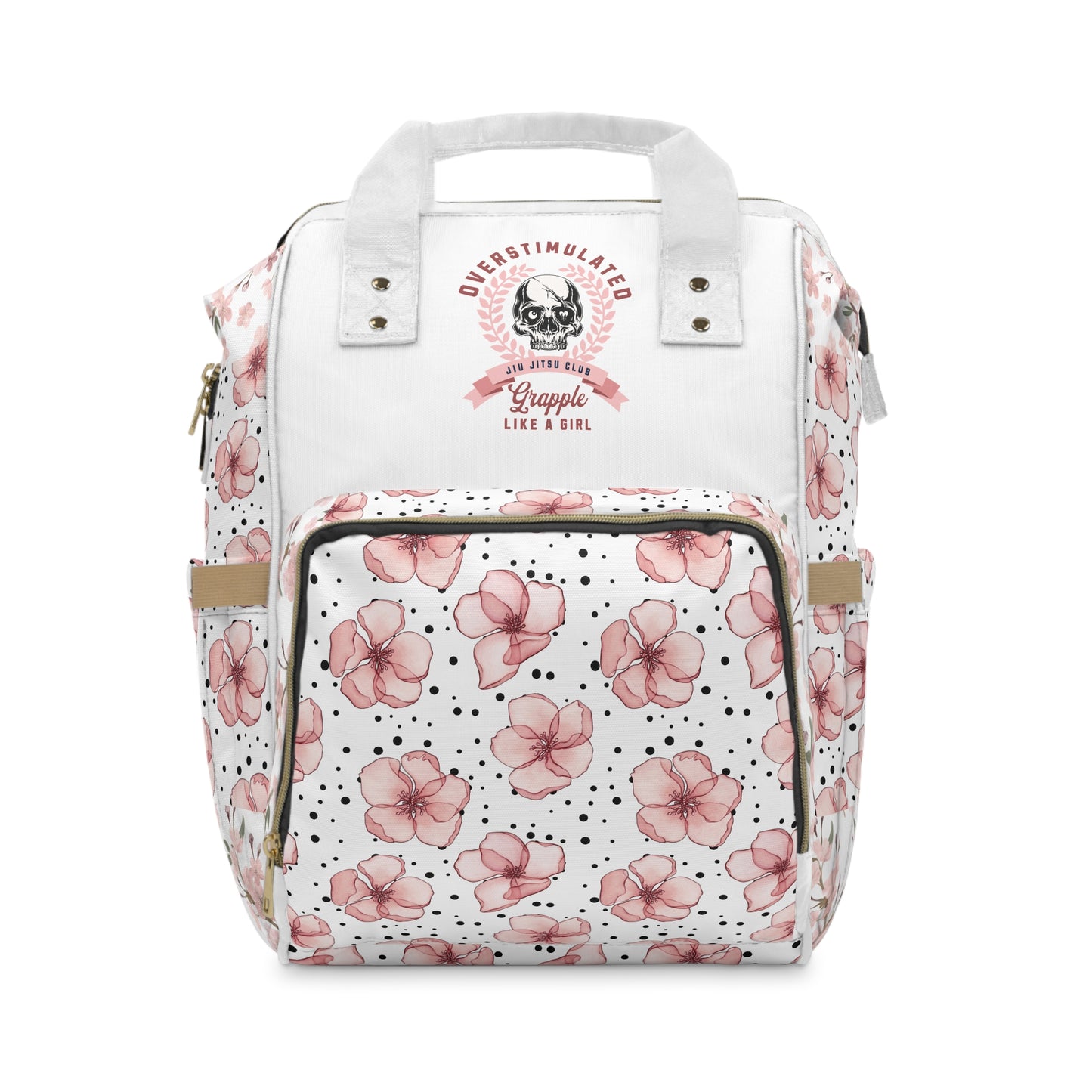 Grapple like a Girl Backpack - Overstimulated Blossoms