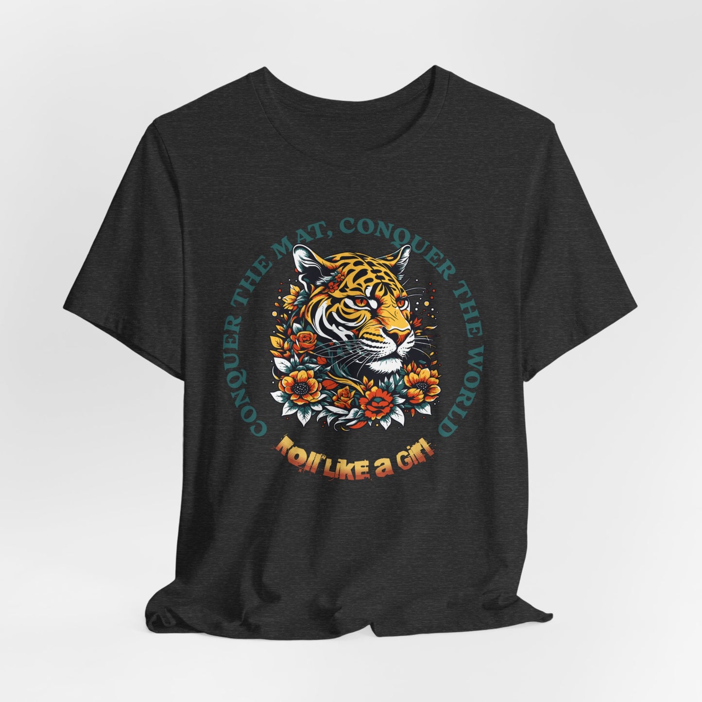 Womens BJJ Conquer to Mats Jiu Jitsu T-shirt