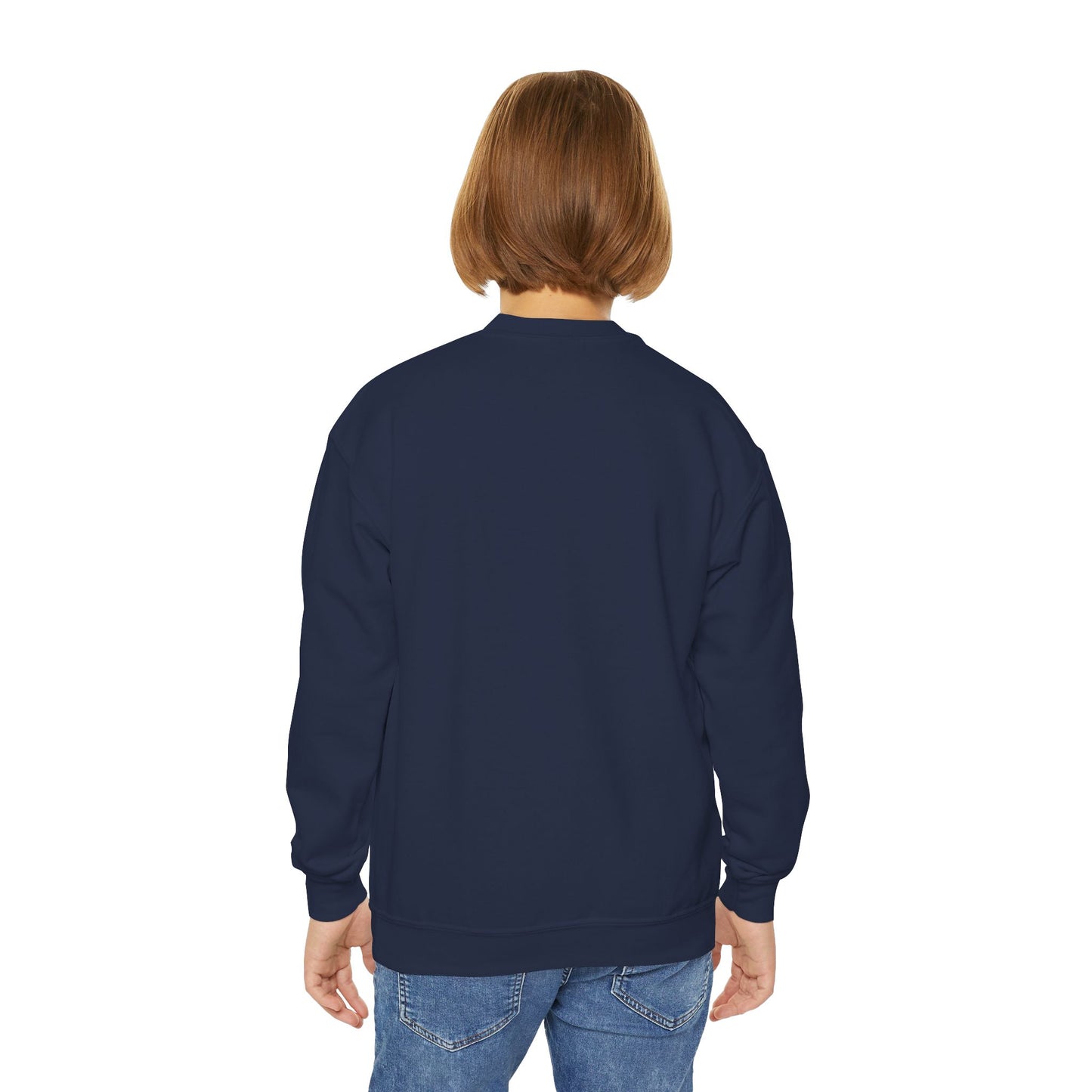 Grapple Like A Girl Youth Crewneck Sweatshirt - Skull