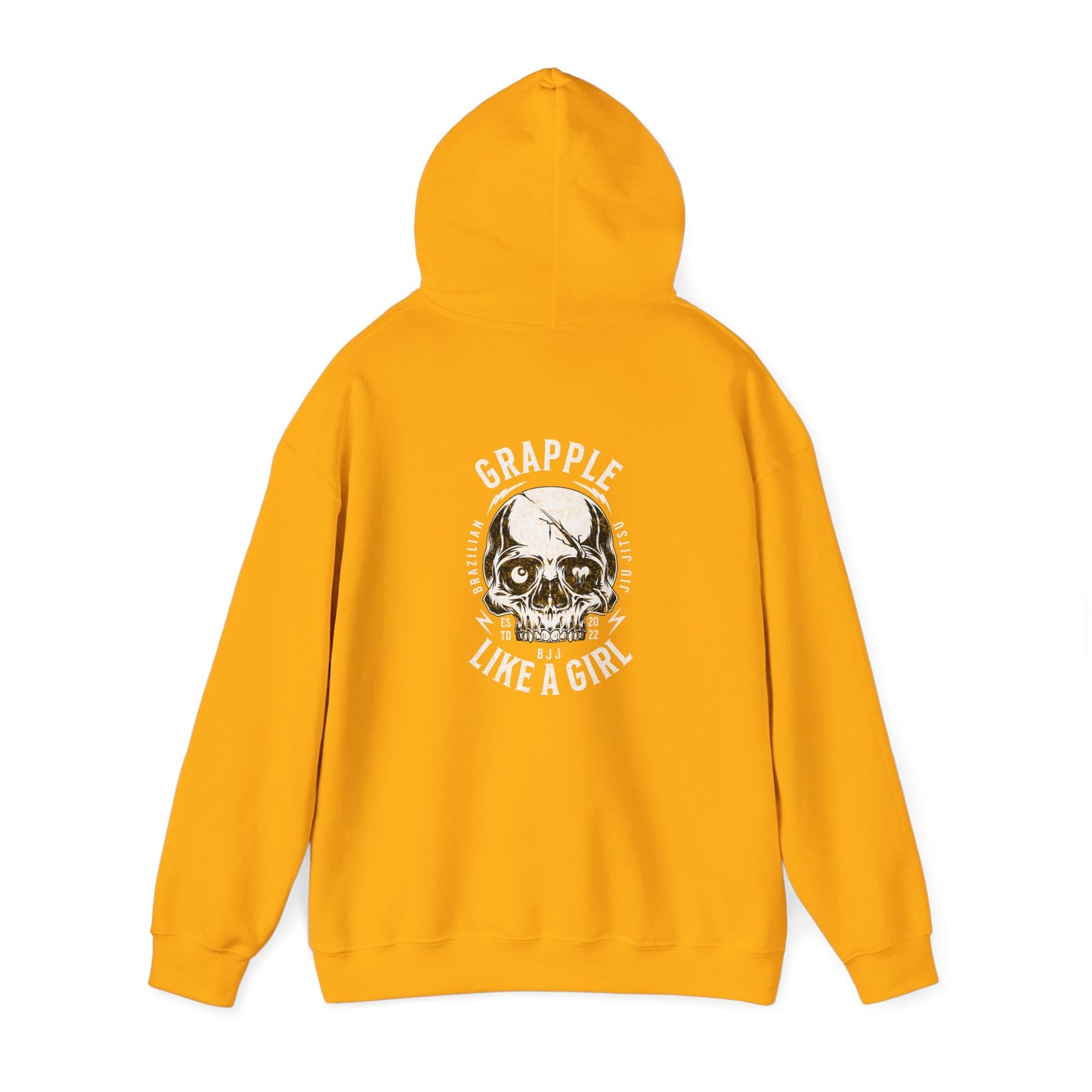 Grapple like a Girl BJJ Hoodie - Violent Little Thing/Skull Logo