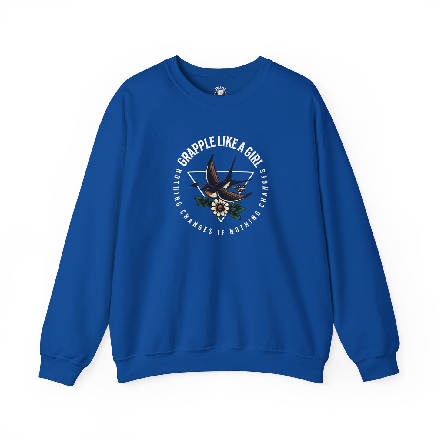 BJJ Women's Sweater Crewneck Sweater - Nothing Changes if Nothing Changes