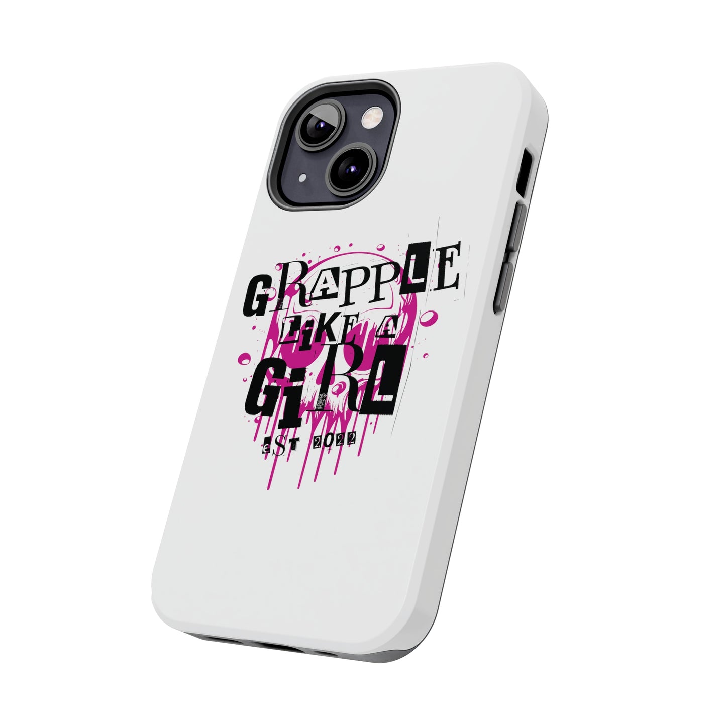 Women's BJJ Grapple Like a Girl Jiu Jitsu Tough iPhone Cases