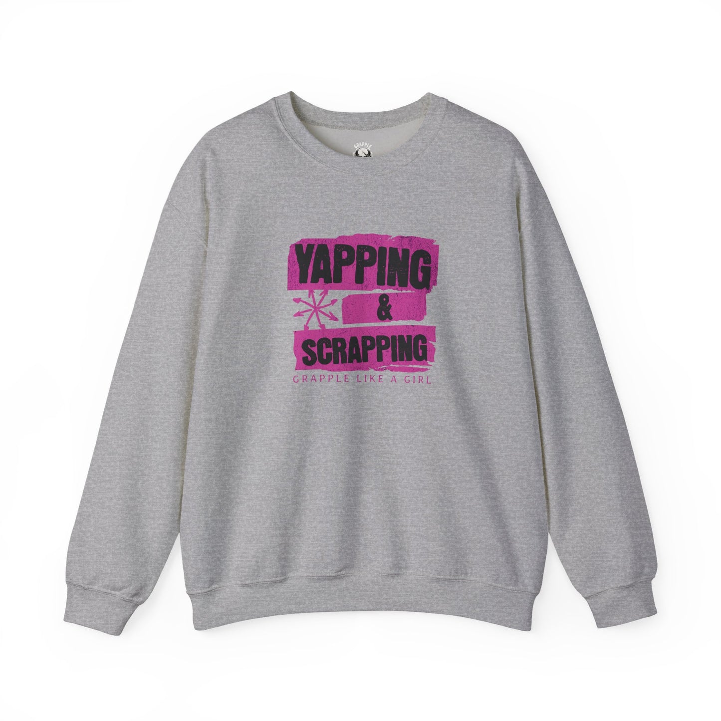 BJJ Women's Sweater Crewneck Sweater - Yapping & Scrapping