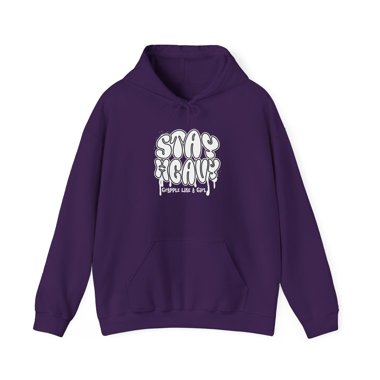 Grapple like a Girl BJJ Hoodie - Stay Heavy