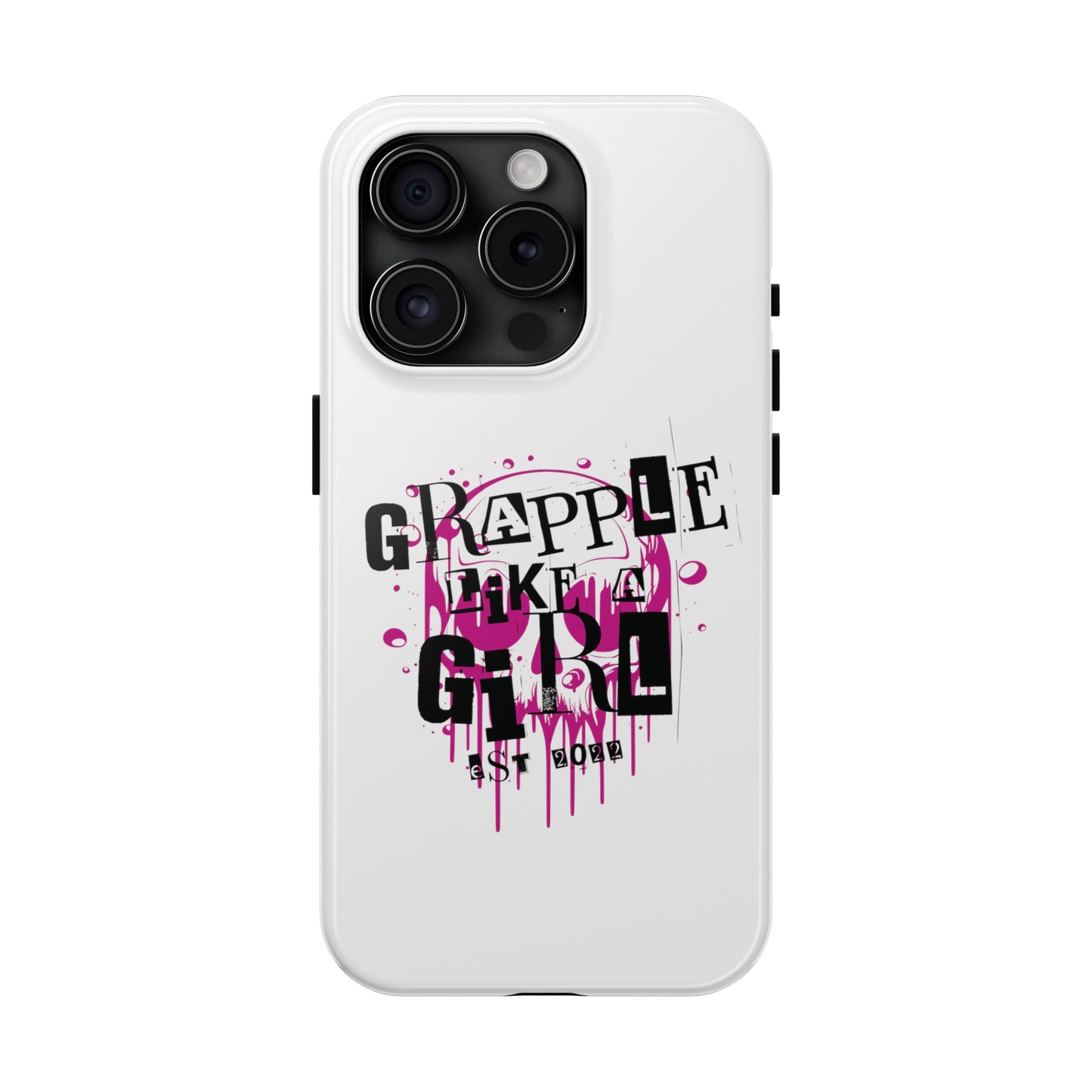 Women's BJJ Grapple Like a Girl Jiu Jitsu Tough iPhone Cases