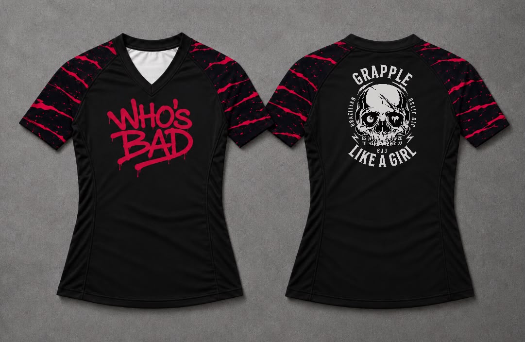 Grapple like a Girl Custom Rashguard - Ashlee
