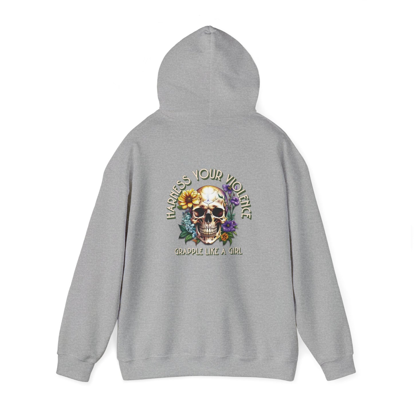 Grapple like a Girl BJJ Hoodie - Violent Little Thing/Harness Your Violence