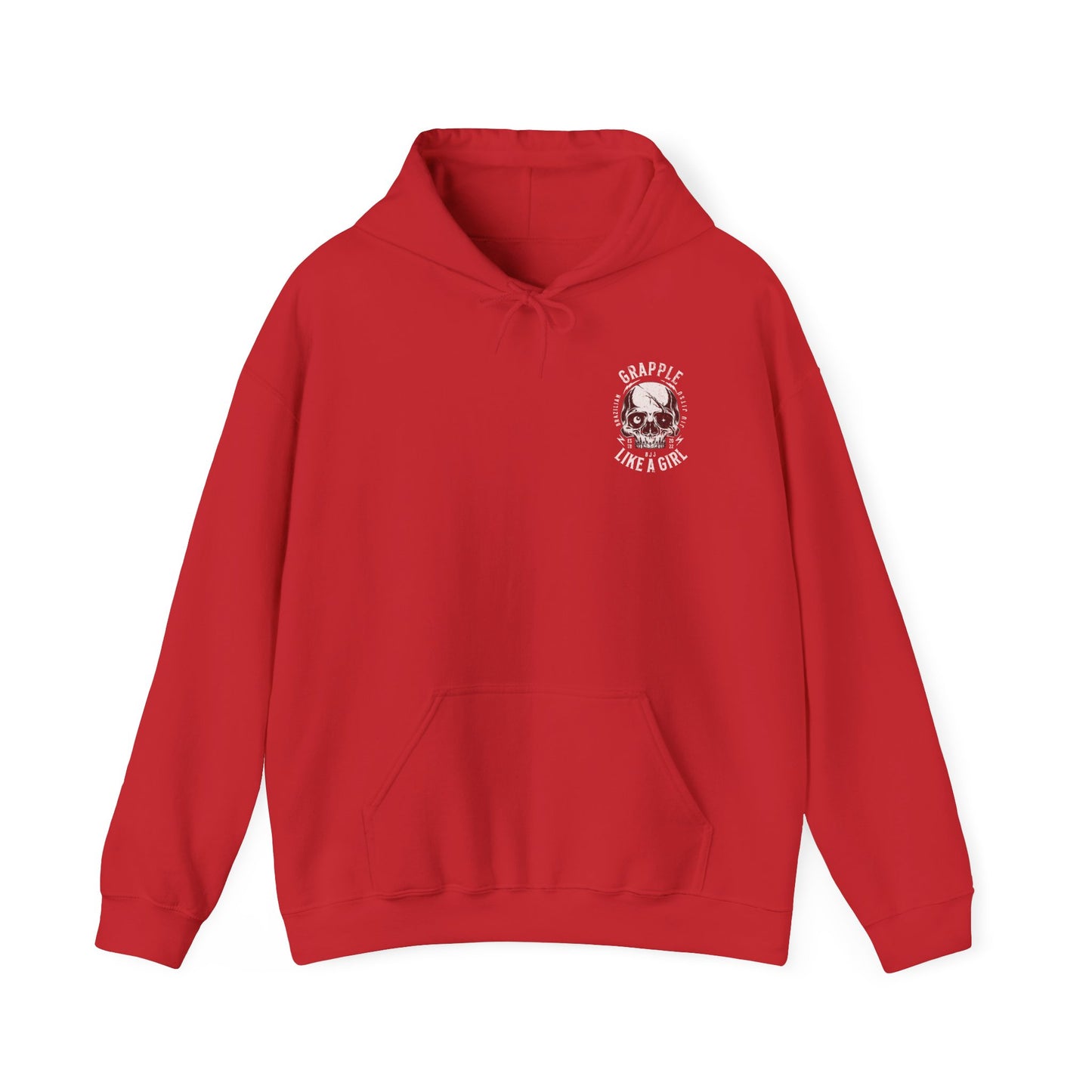 Women's BJJ Hoodie - Grapple Like a Girl, Jiu Jitsu Loading...