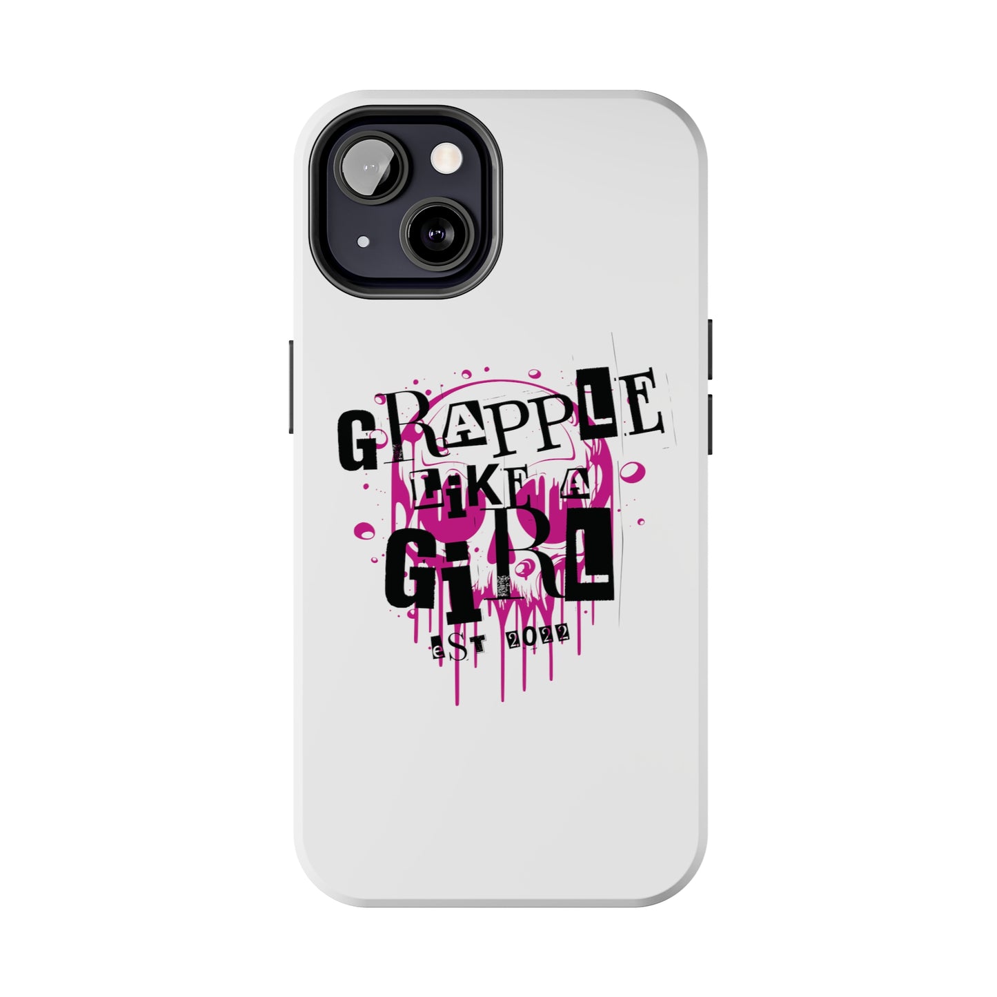 Women's BJJ Grapple Like a Girl Jiu Jitsu Tough iPhone Cases
