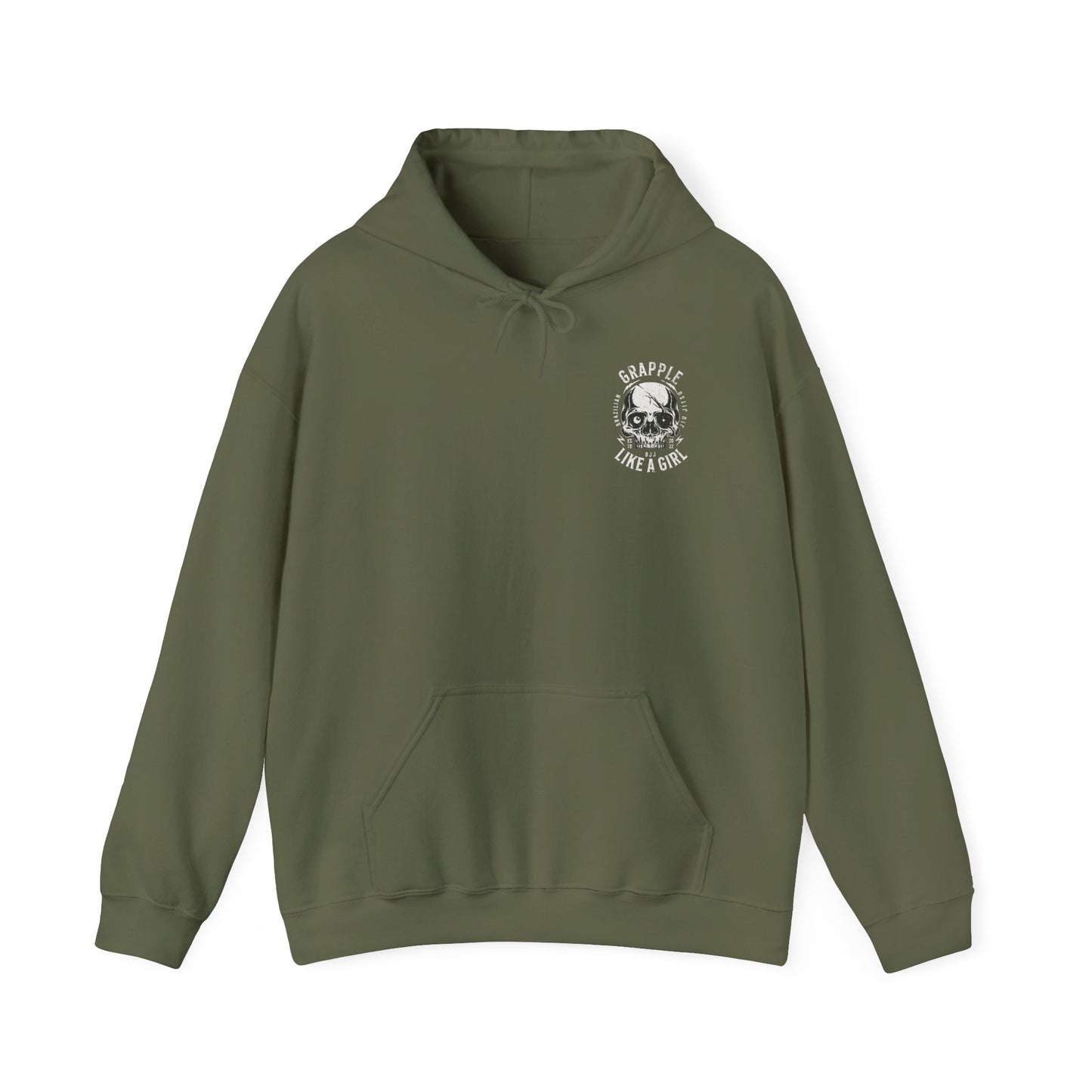 Women's BJJ Hoodie - Grapple Like a Girl, Jiu Jitsu Loading...