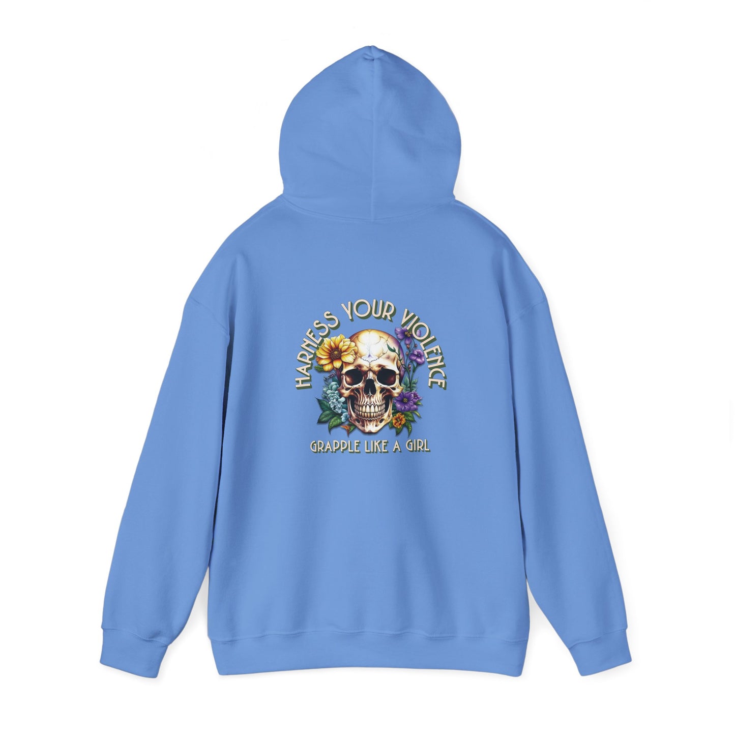 Grapple like a Girl BJJ Hoodie - Violent Little Thing/Harness Your Violence