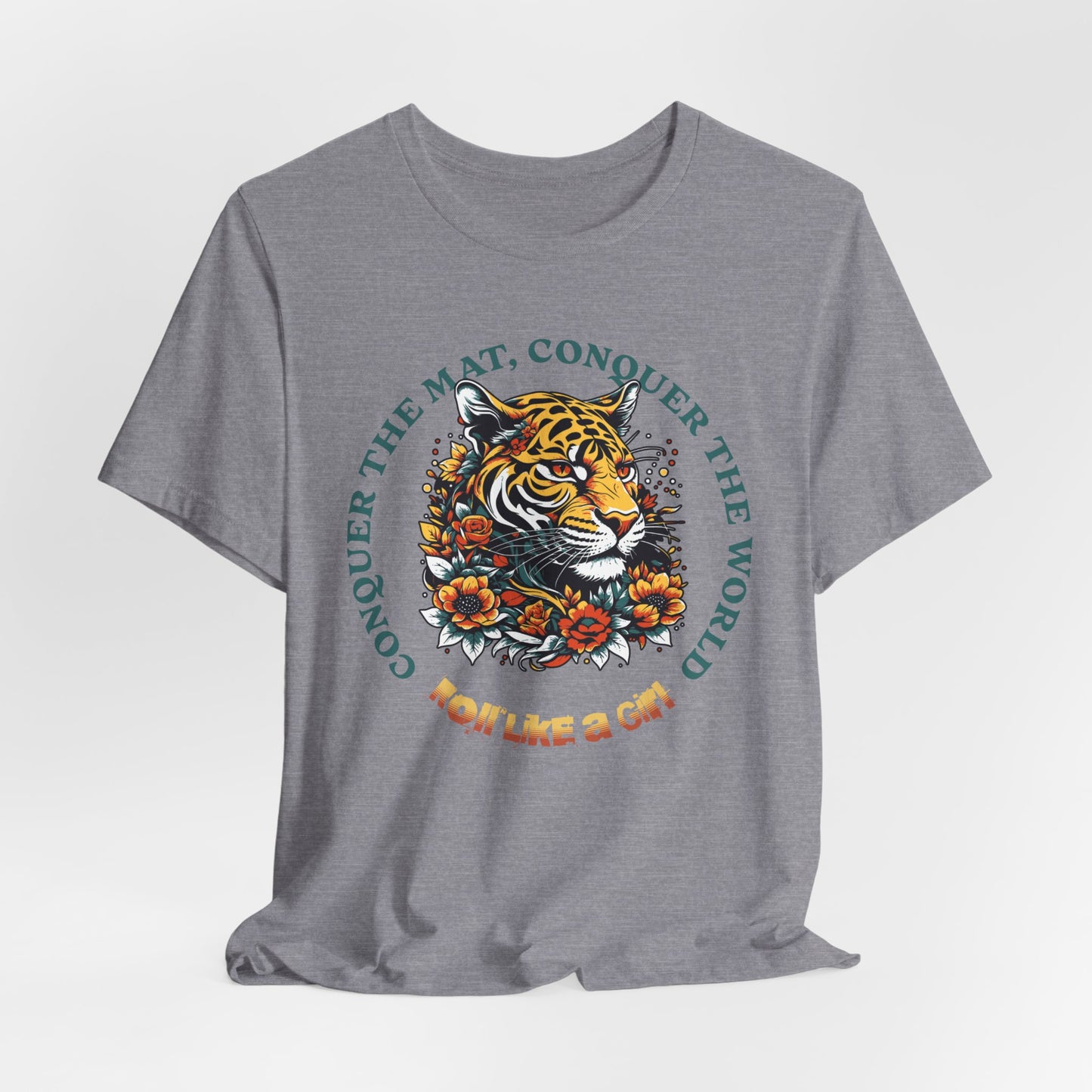 Womens BJJ Conquer to Mats Jiu Jitsu T-shirt