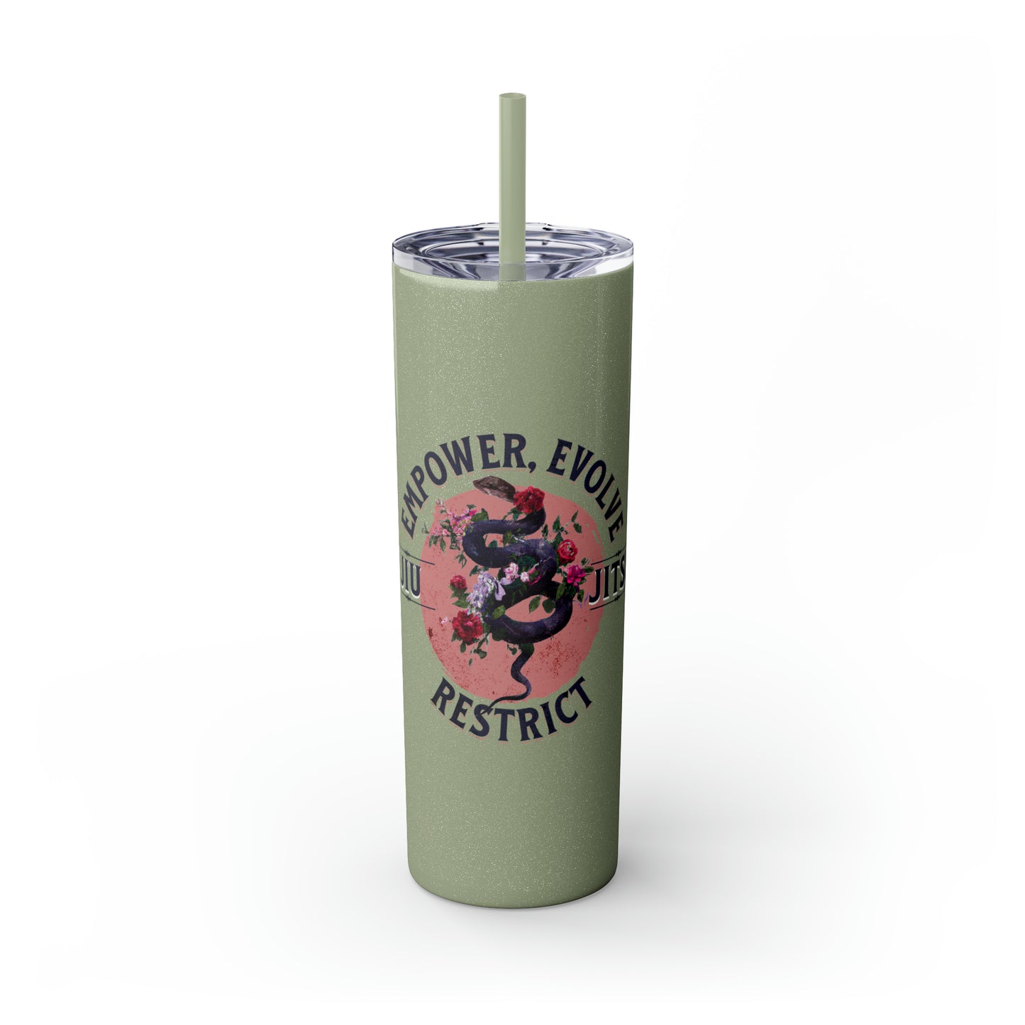 Empower, Embrace, Restrict Tumbler with Straw, 20oz