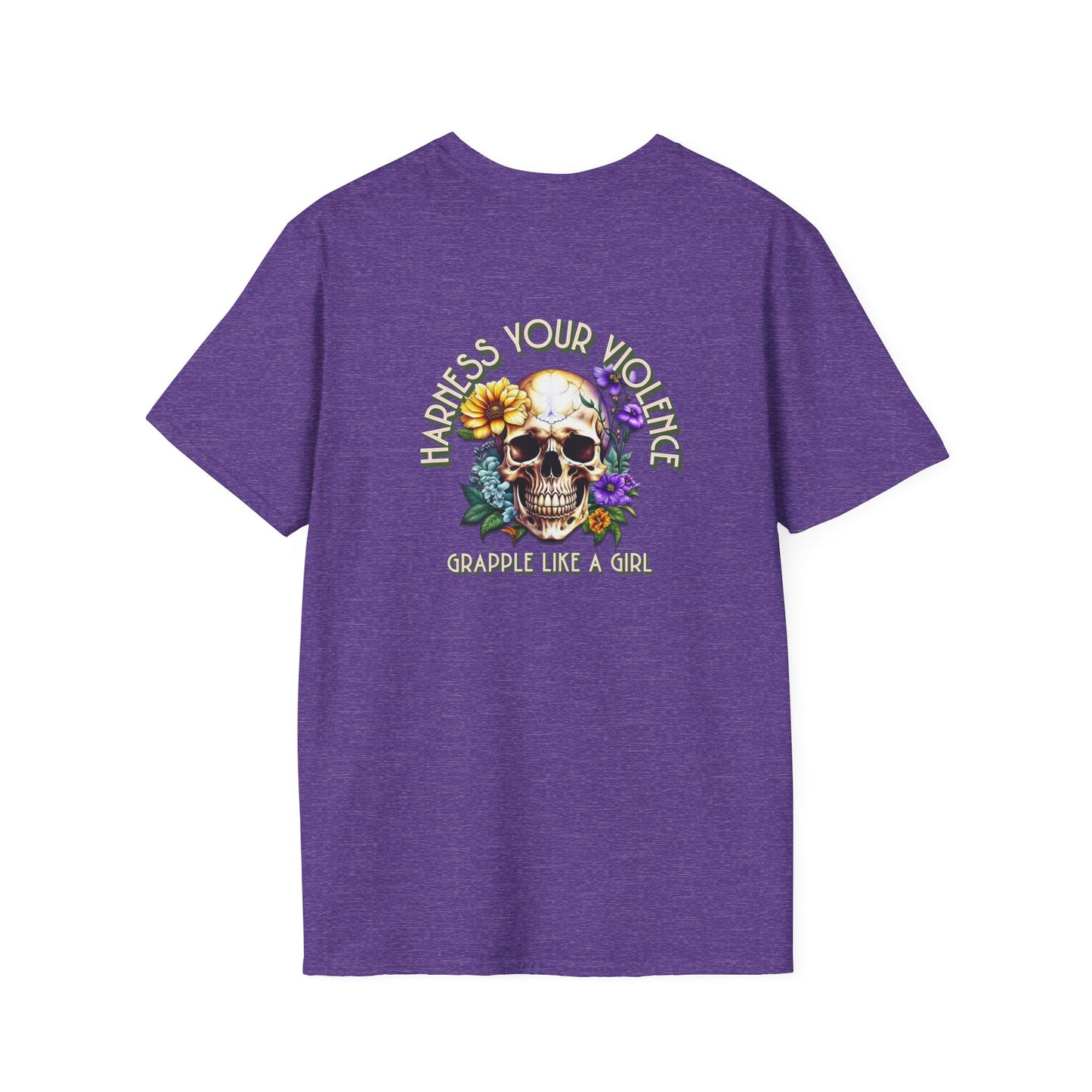 Grapple like a Girl T-Shirt - Violent Little Thing/Harness Your Violence