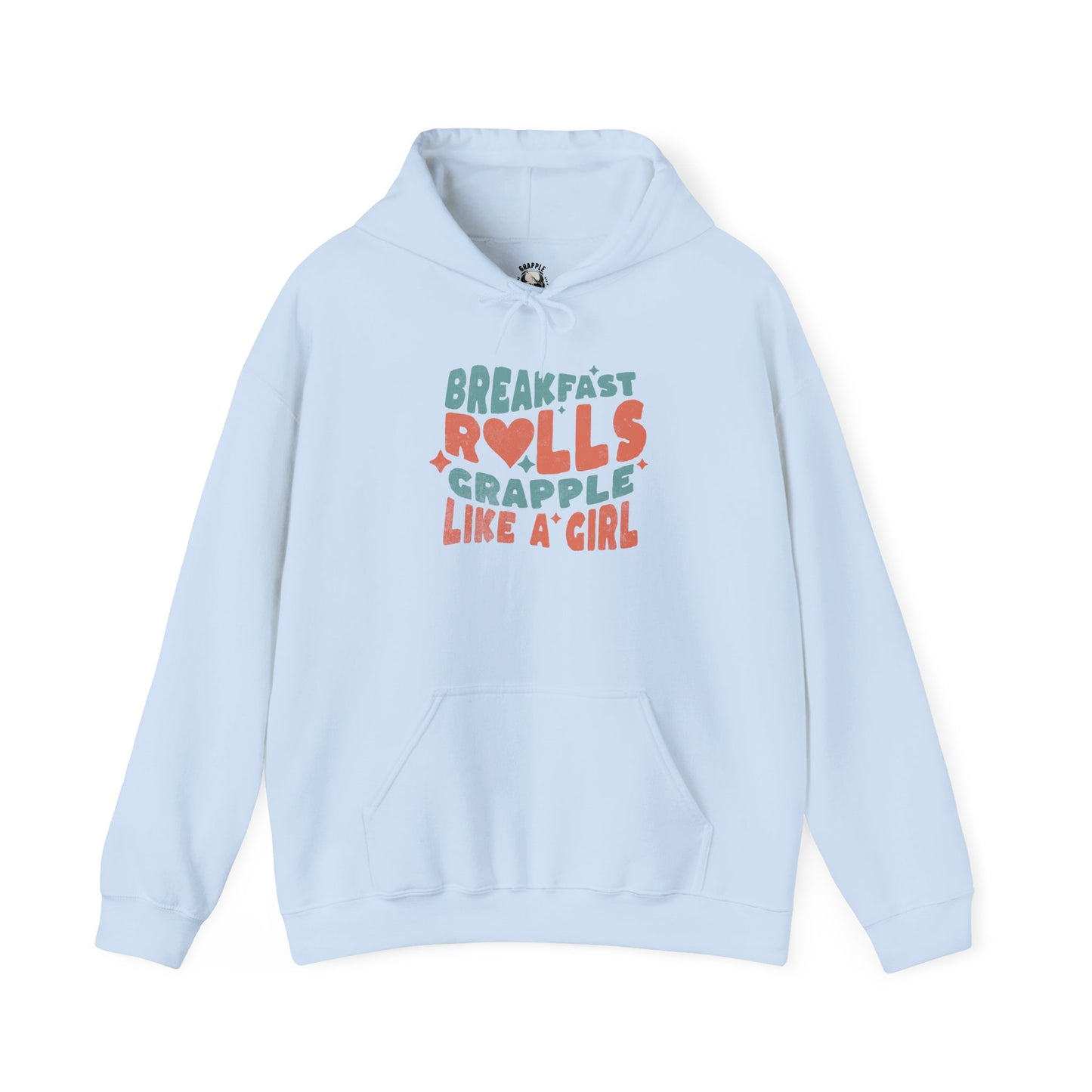 Women's BJJ Hoodie - Grapple Like a Girl Breakfast Rolls