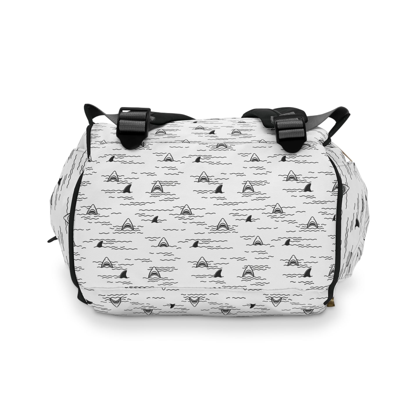 Women's Grapple like a Girl Jiu Jitsu Gear Backpack - Shark Pattern