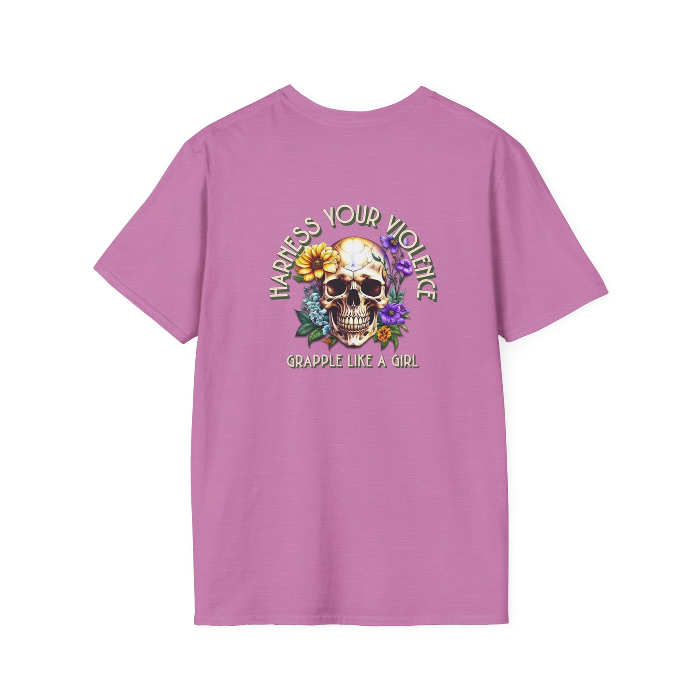 Grapple like a Girl T-Shirt - Violent Little Thing/Harness Your Violence