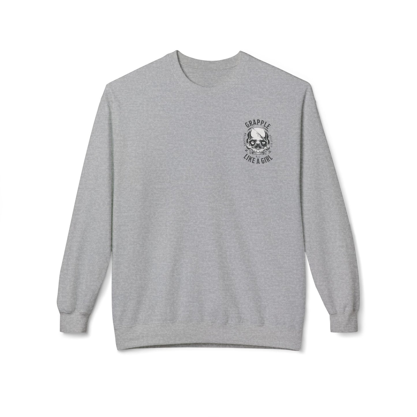 Grapple like a Girl Crewneck Sweatshirt - Boys Can Do It