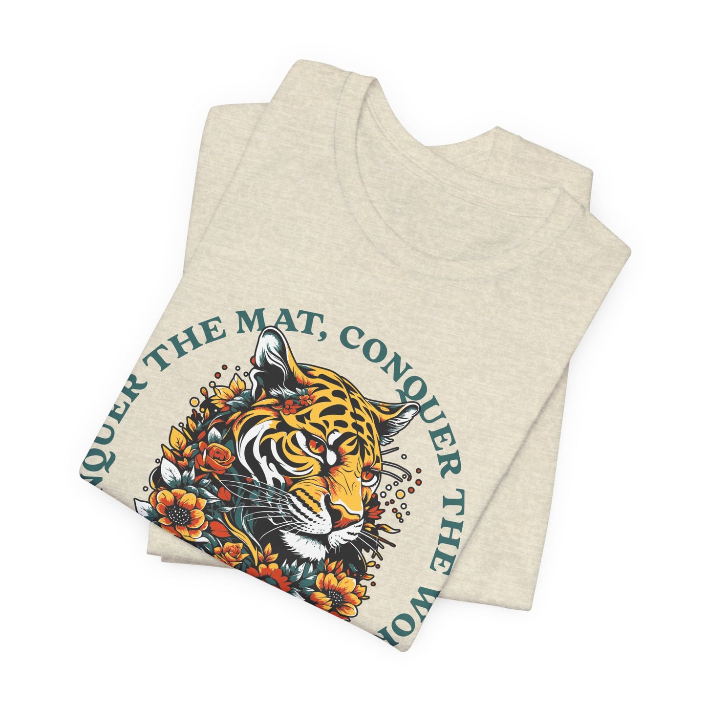 Womens BJJ Conquer to Mats Jiu Jitsu T-shirt