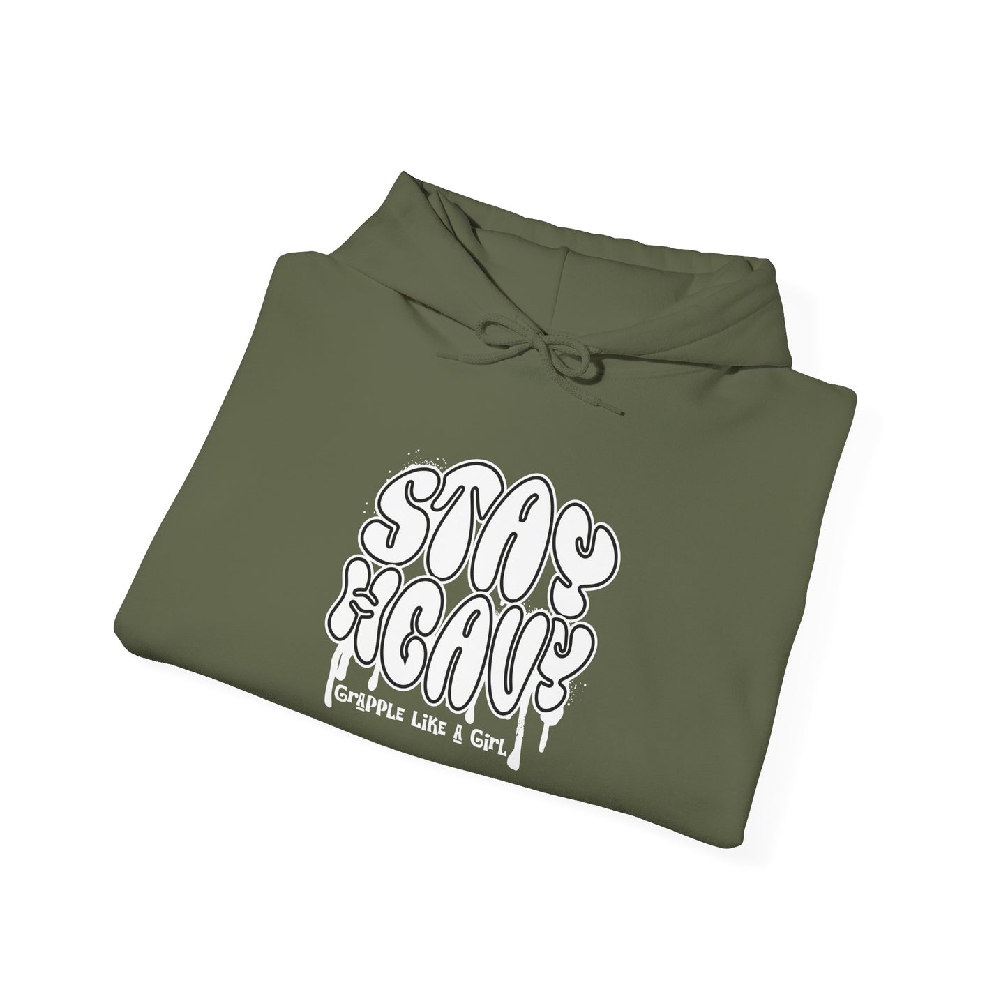 Grapple like a Girl BJJ Hoodie - Stay Heavy