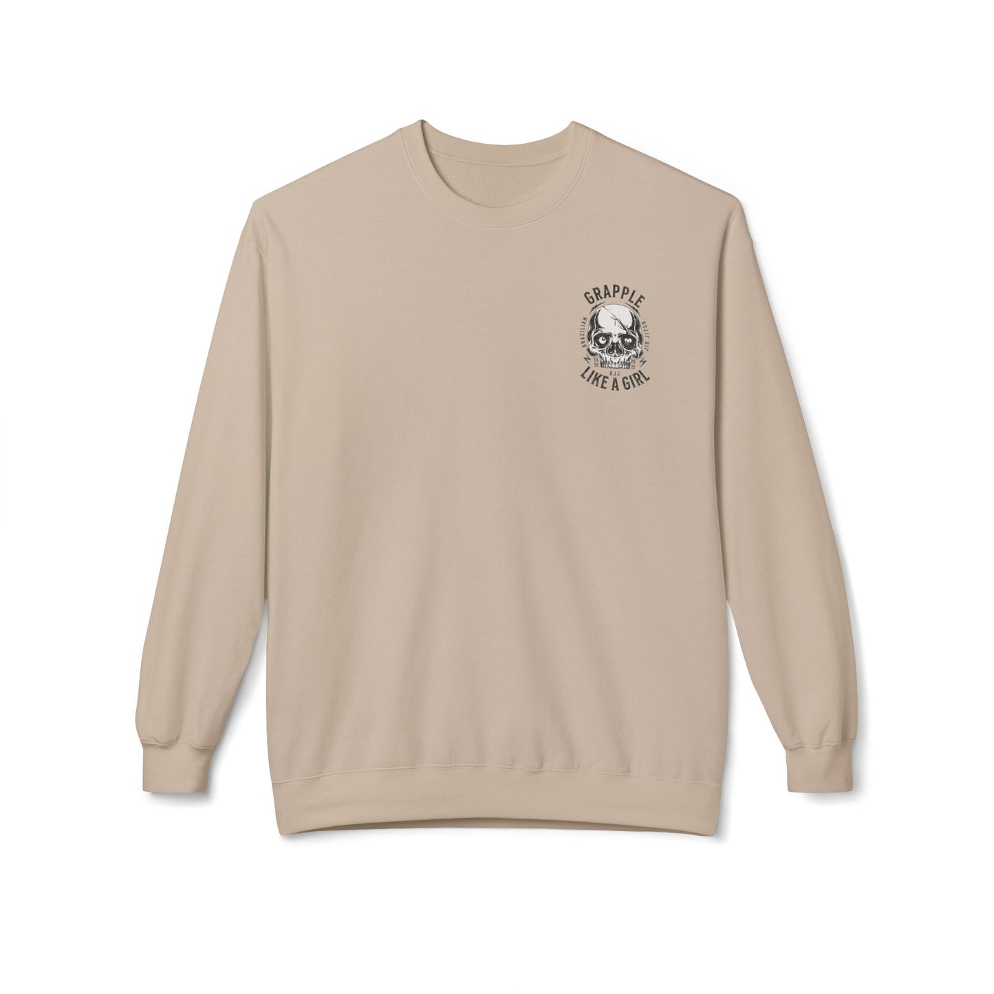 Grapple like a Girl Crewneck Sweatshirt - Boys Can Do It