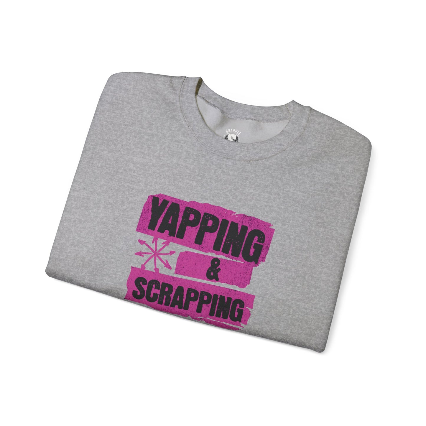 BJJ Women's Sweater Crewneck Sweater - Yapping & Scrapping
