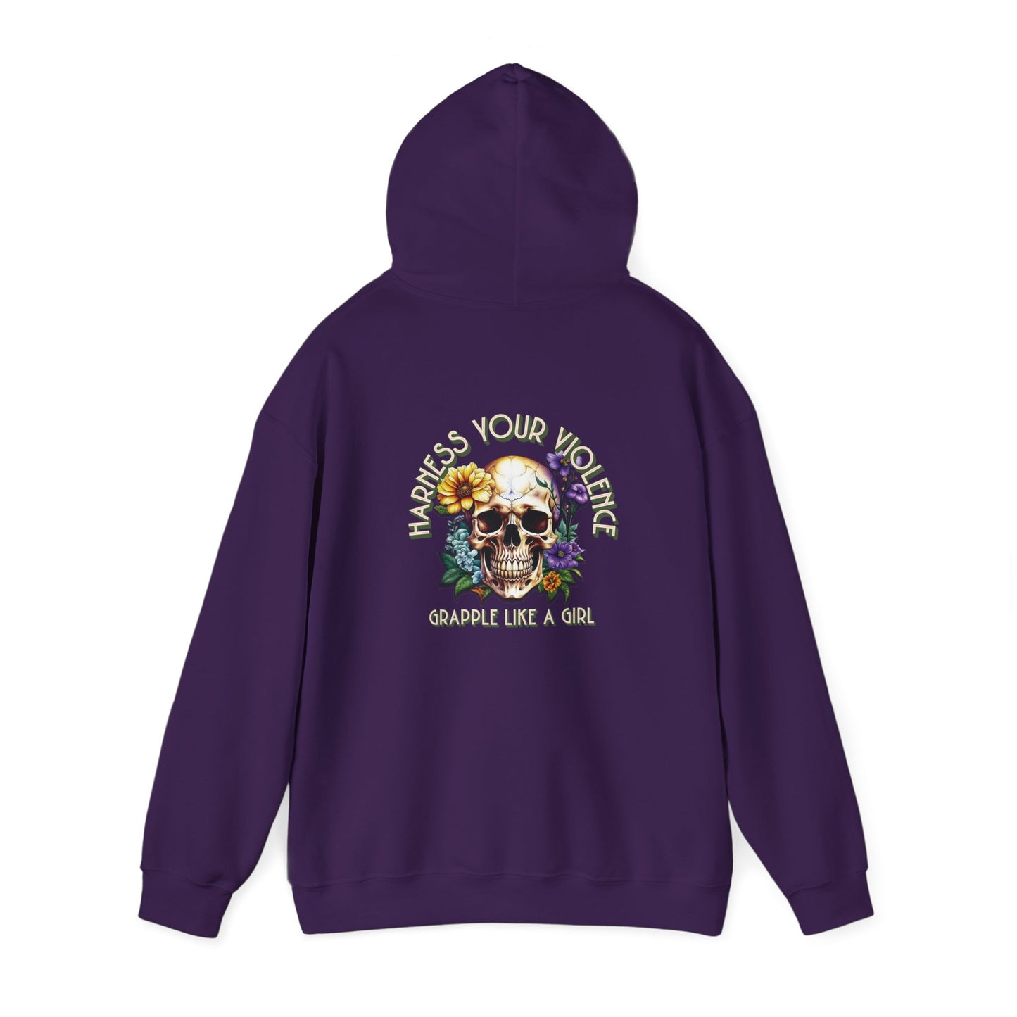 Grapple like a Girl BJJ Hoodie - Violent Little Thing/Harness Your Violence