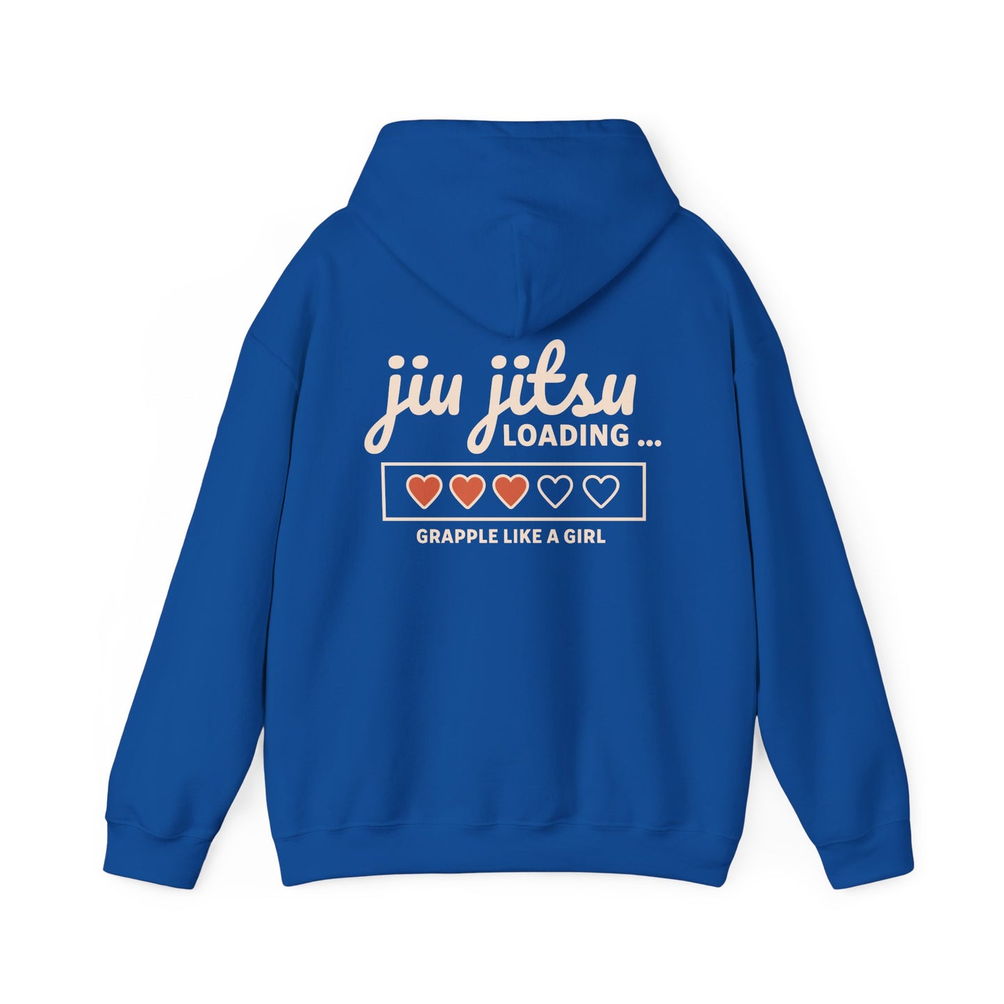 Women's BJJ Hoodie - Grapple Like a Girl, Jiu Jitsu Loading...