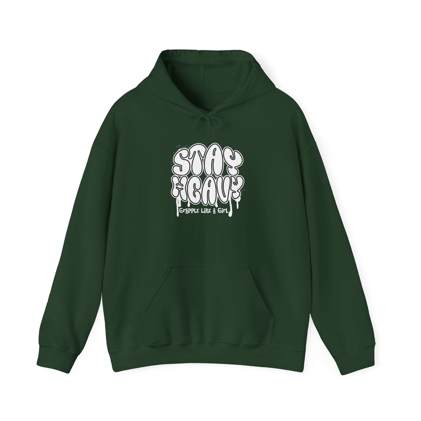 Grapple like a Girl BJJ Hoodie - Stay Heavy
