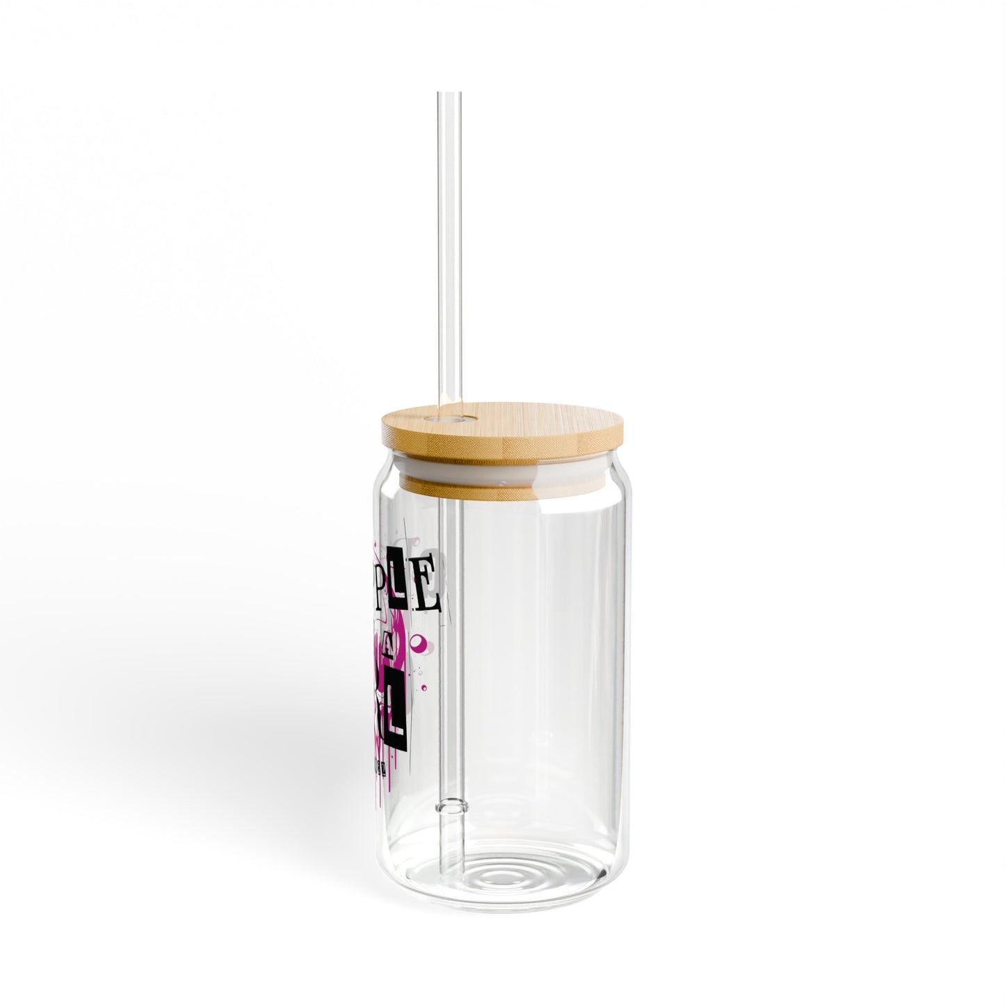 Women's BJJ Grapple like a Girl Glass Cup
