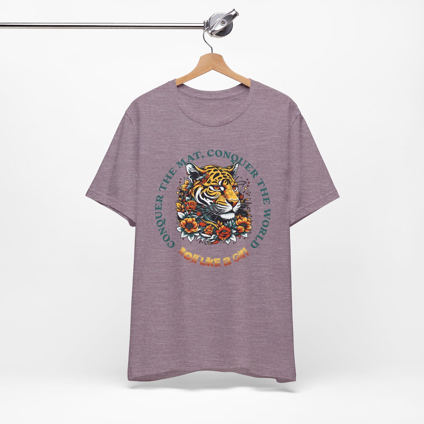 Womens BJJ Conquer to Mats Jiu Jitsu T-shirt