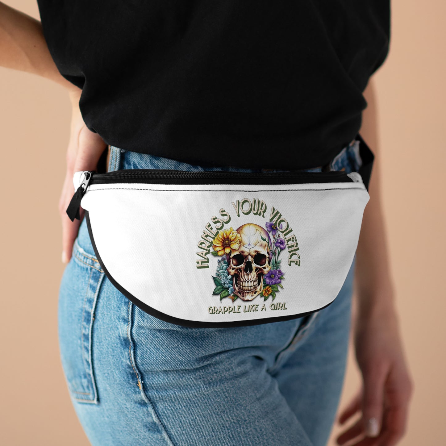 BJJ Harness your Violence Jiu Jitsu Fanny Pack