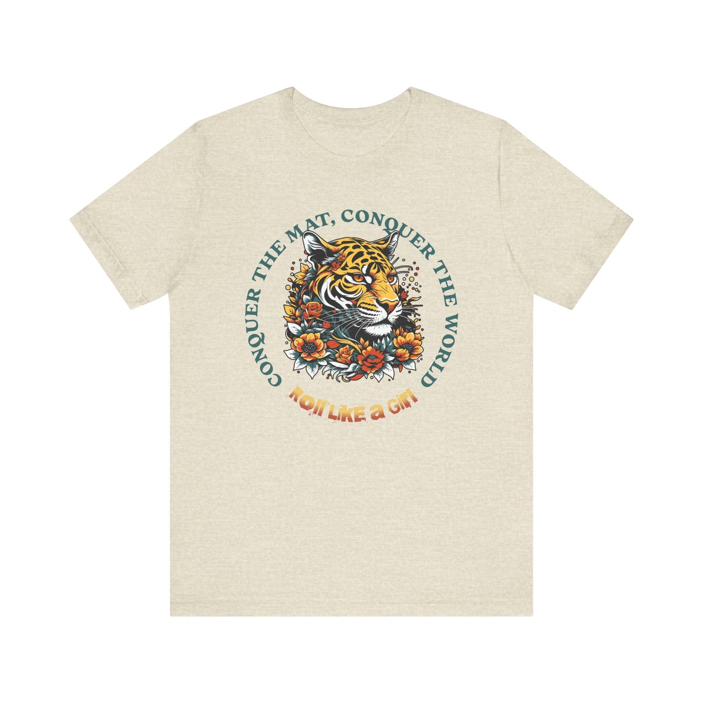 Womens BJJ Conquer to Mats Jiu Jitsu T-shirt