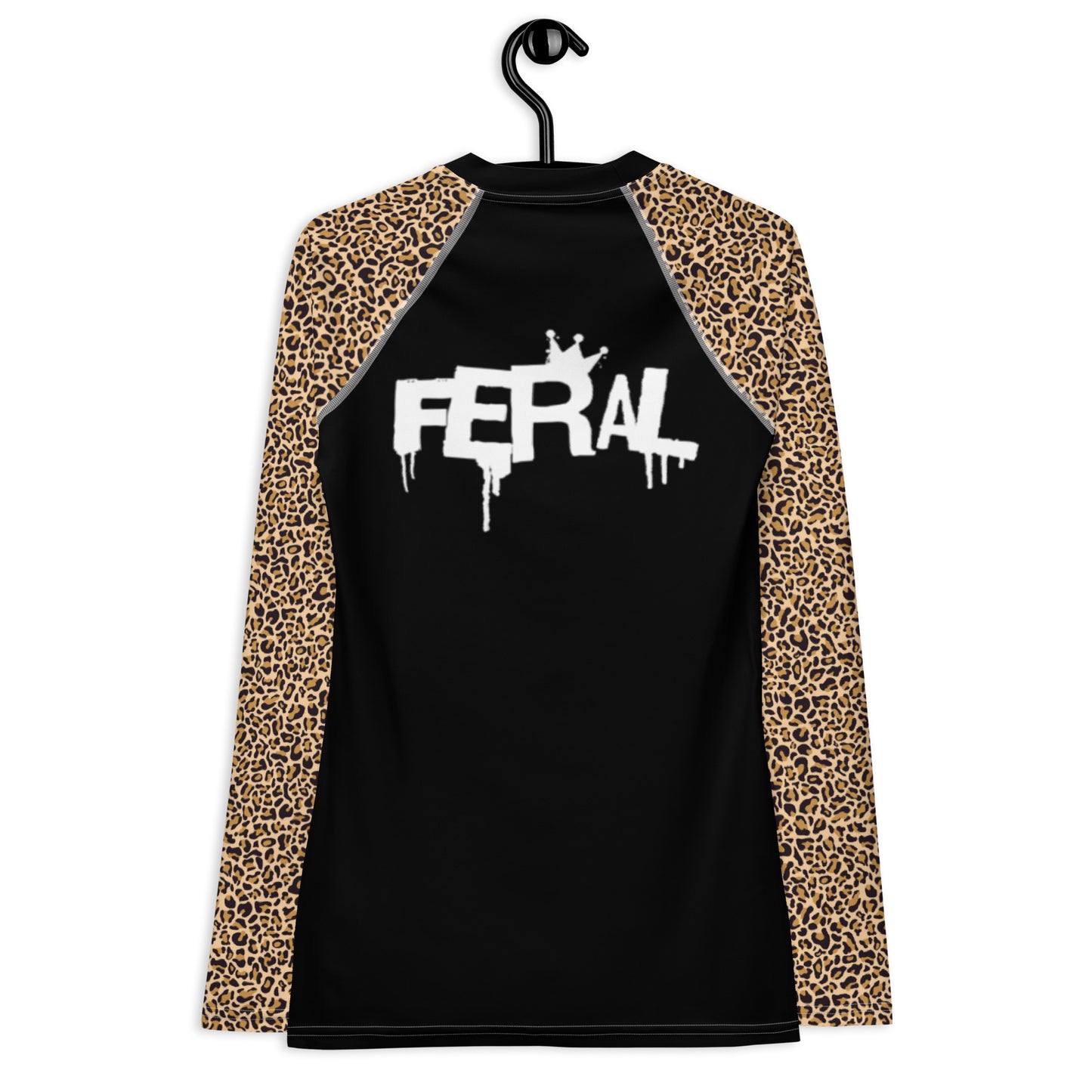 Women's Grapple like a Girl Feral Cheetah Print Rash Guard