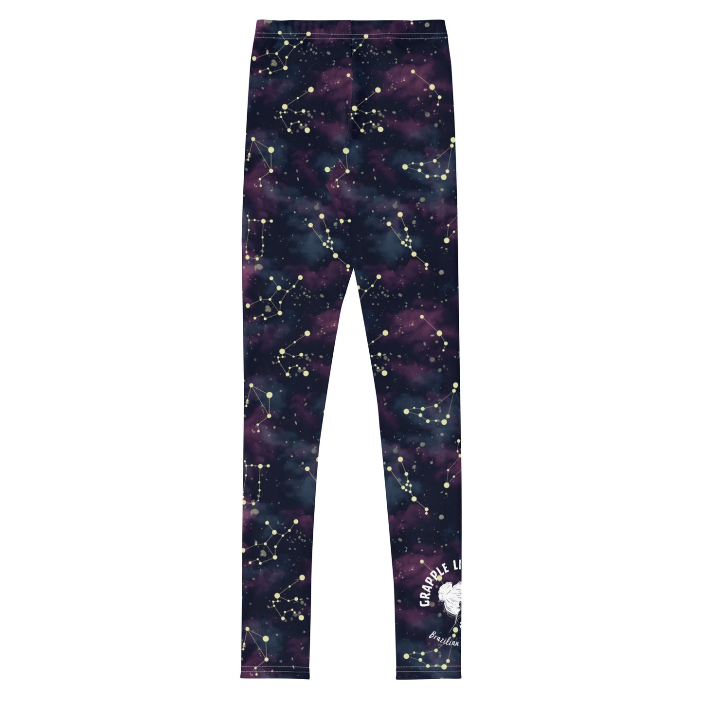 Grapple like a Girl Galaxy Printed Jiu JItsu Spats, BJJ leggings