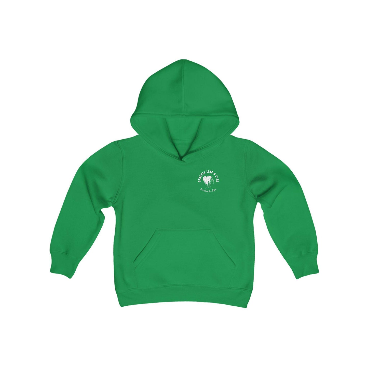 Youth Roll like a Girl BJJ Slap Bump Roll Jiu Jitsu Hoodie
