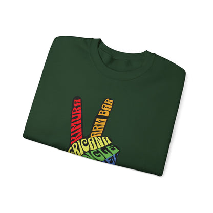 BJJ Submission Peace Sign Jiu Jitsu Crewneck Sweater