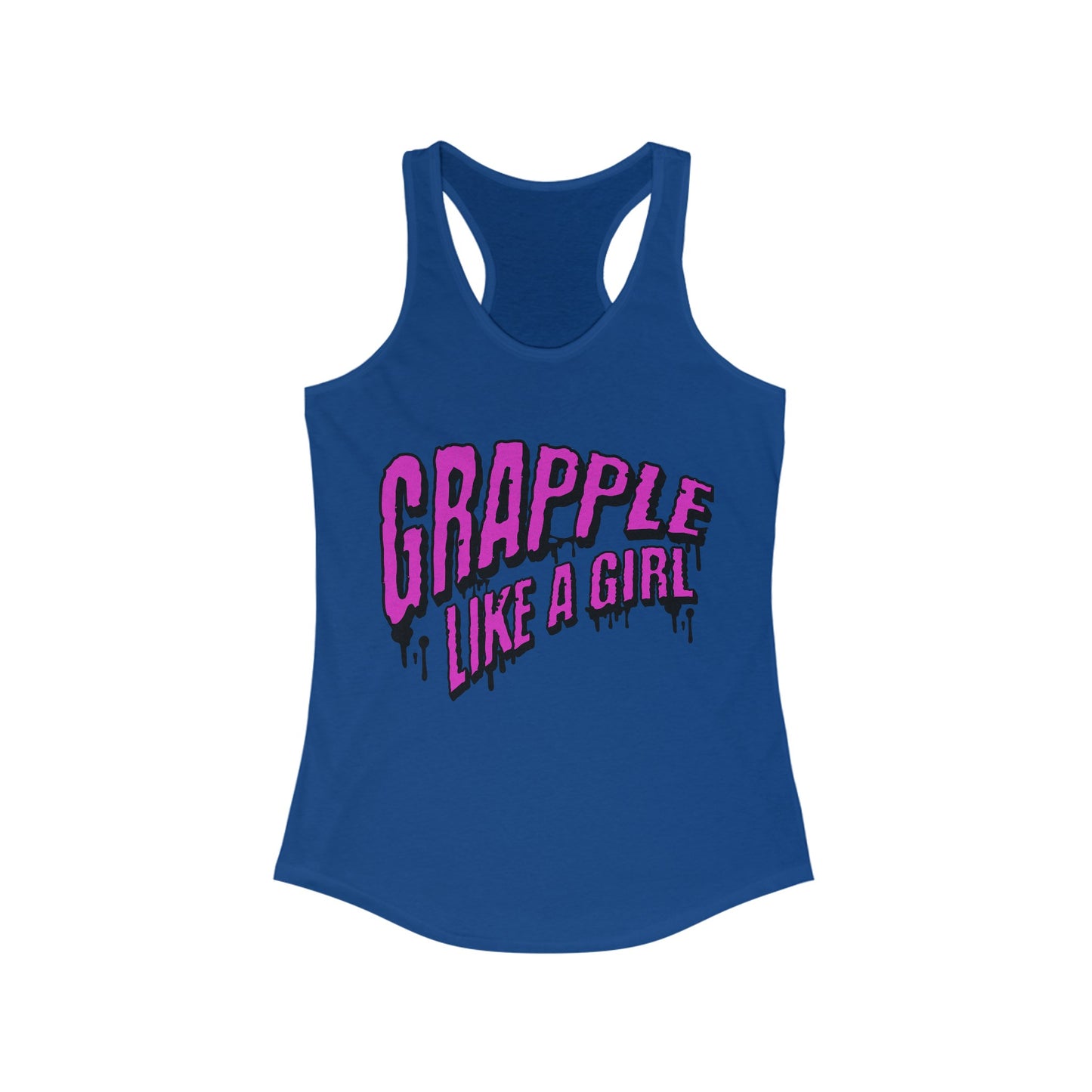 Women's Grapple like a Girl Slime Racerback Tank