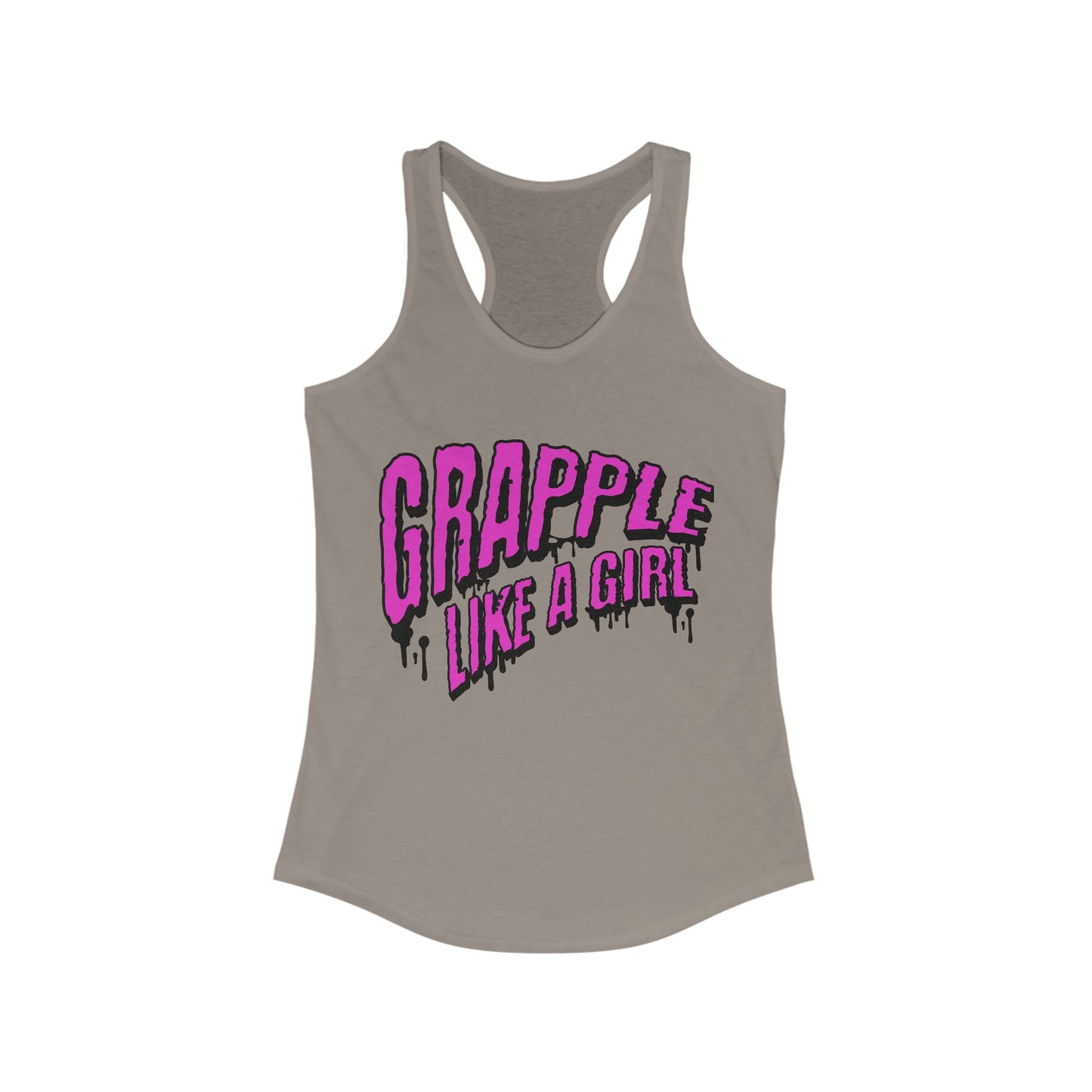 Women's Grapple like a Girl Slime Racerback Tank