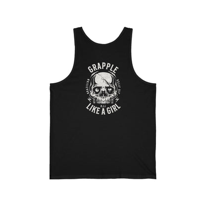 Grapple like a Girl Unisex Fit Jersey Tank - Just Stand Up.