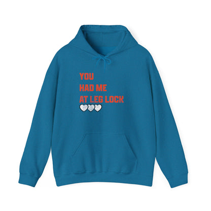 Women's Grapple like a Girl BJJ Hoodie - You had me at leglock
