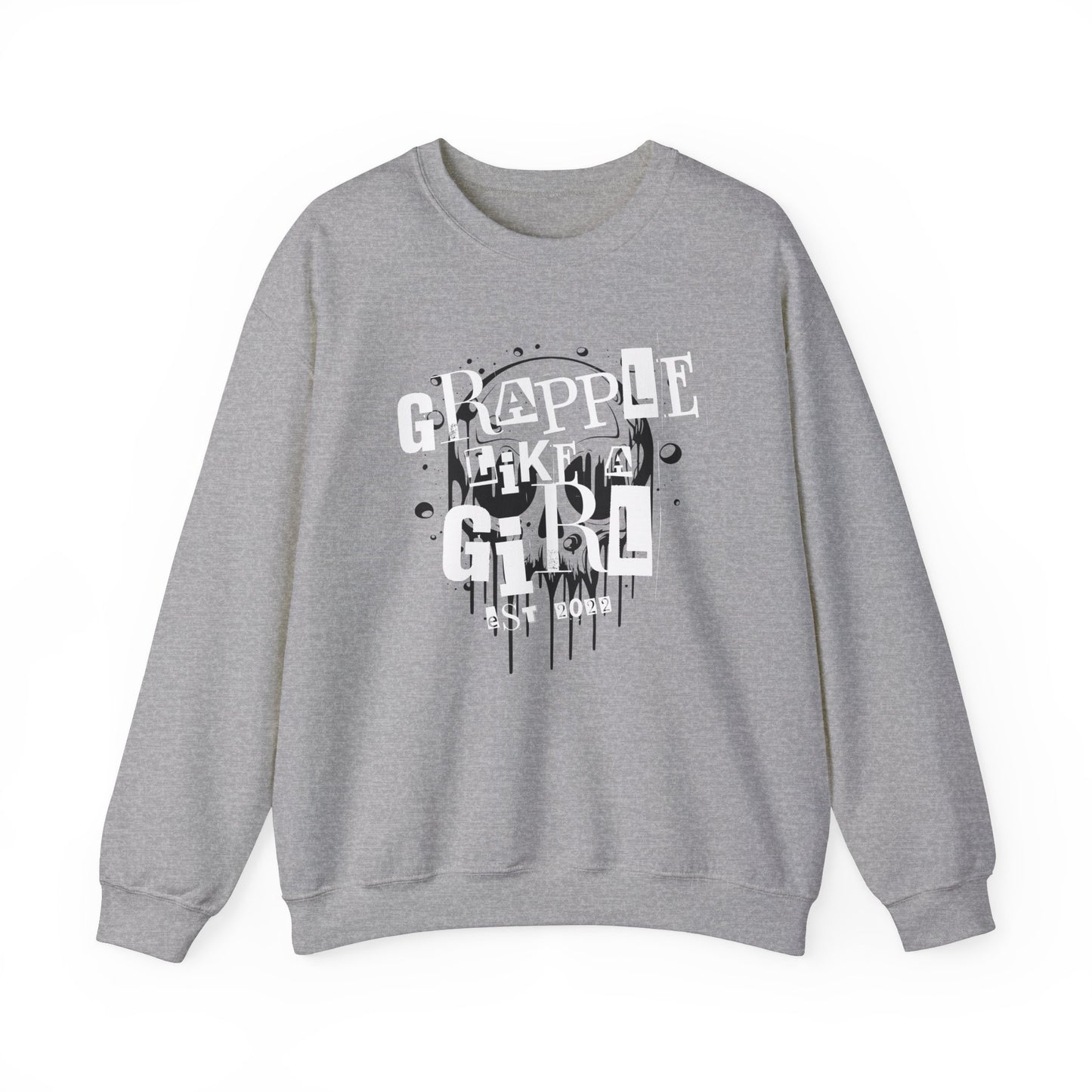 Women's BJJ Grapple Like a Girl Crewneck Sweater